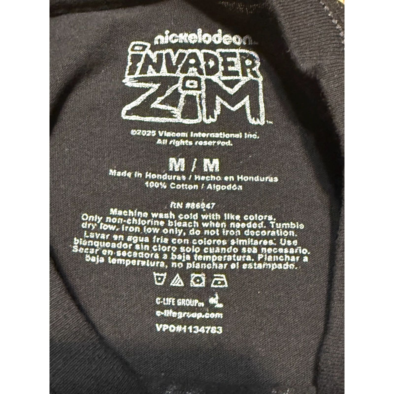 Nickelodeon Nickelodeon Shirt Men’s Size Medium Black Invader Zim World Domination T-Shirt Graphic Print Crew Neck Short Sleeve Cartoon 90s Mens Size US M / EU 48-50 / 2 - 6 Thumbnail