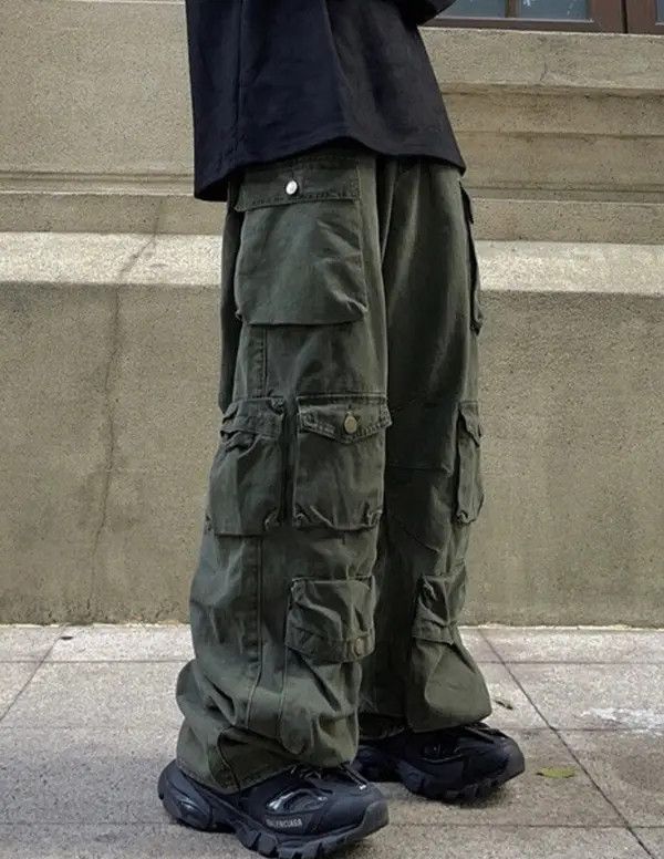 VIBE Utility grunge multi pocket cargo pants Size US 32 / EU 48 - 2 Thumbnail
