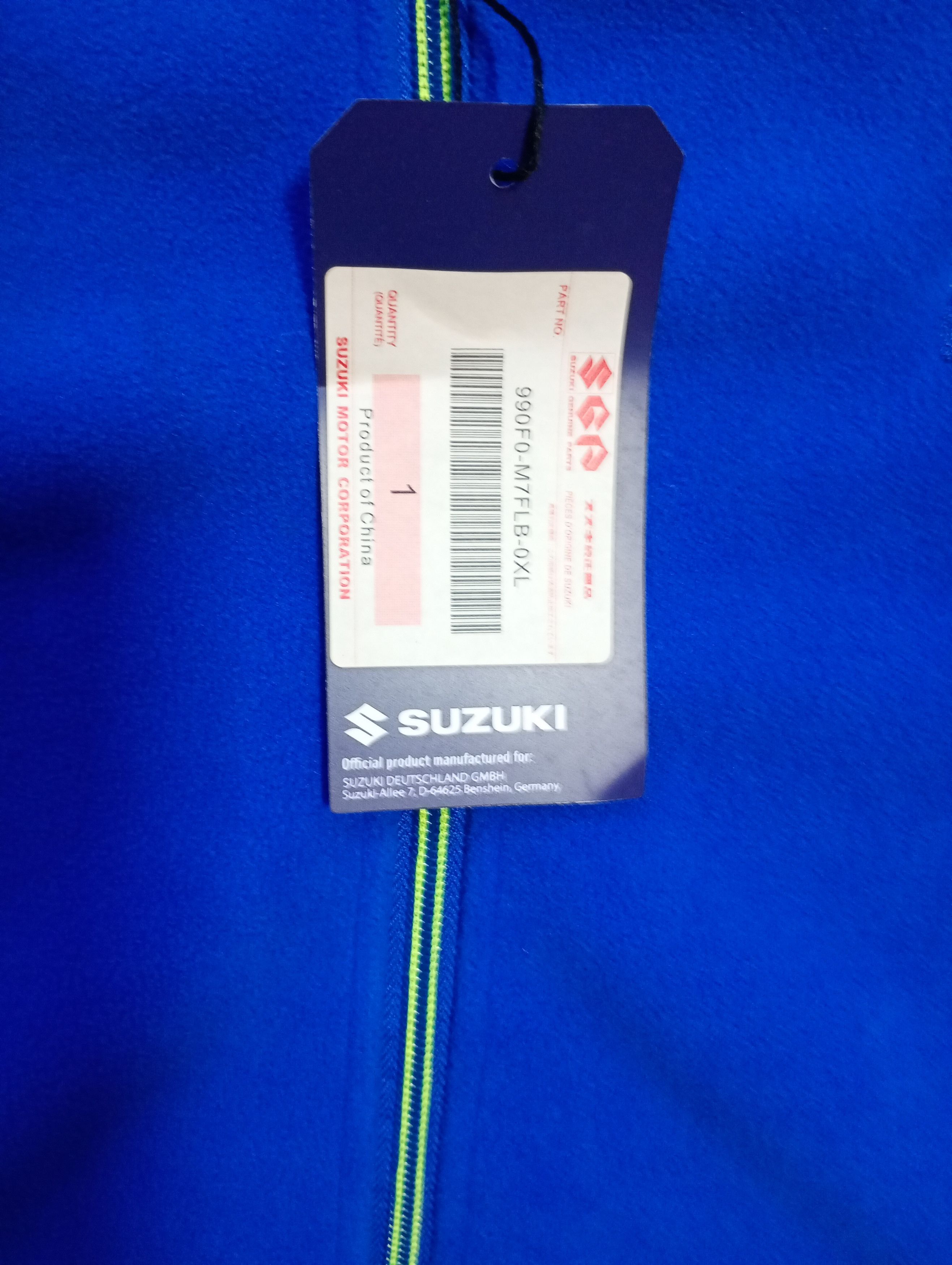 Other Suzuki Team Clinton Enterprises Fleece Jacket Vintage Size US XL / EU 56 / 4 - 7 Thumbnail