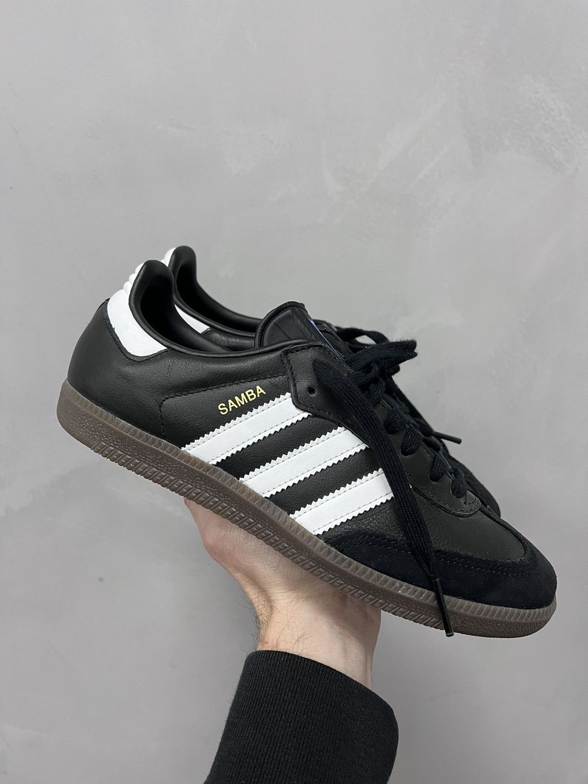 Adidas × Vintage Vintage Adidas Samba Black Sneakers Y2K Size US 9.5 / IT 39.5 - 10 Thumbnail