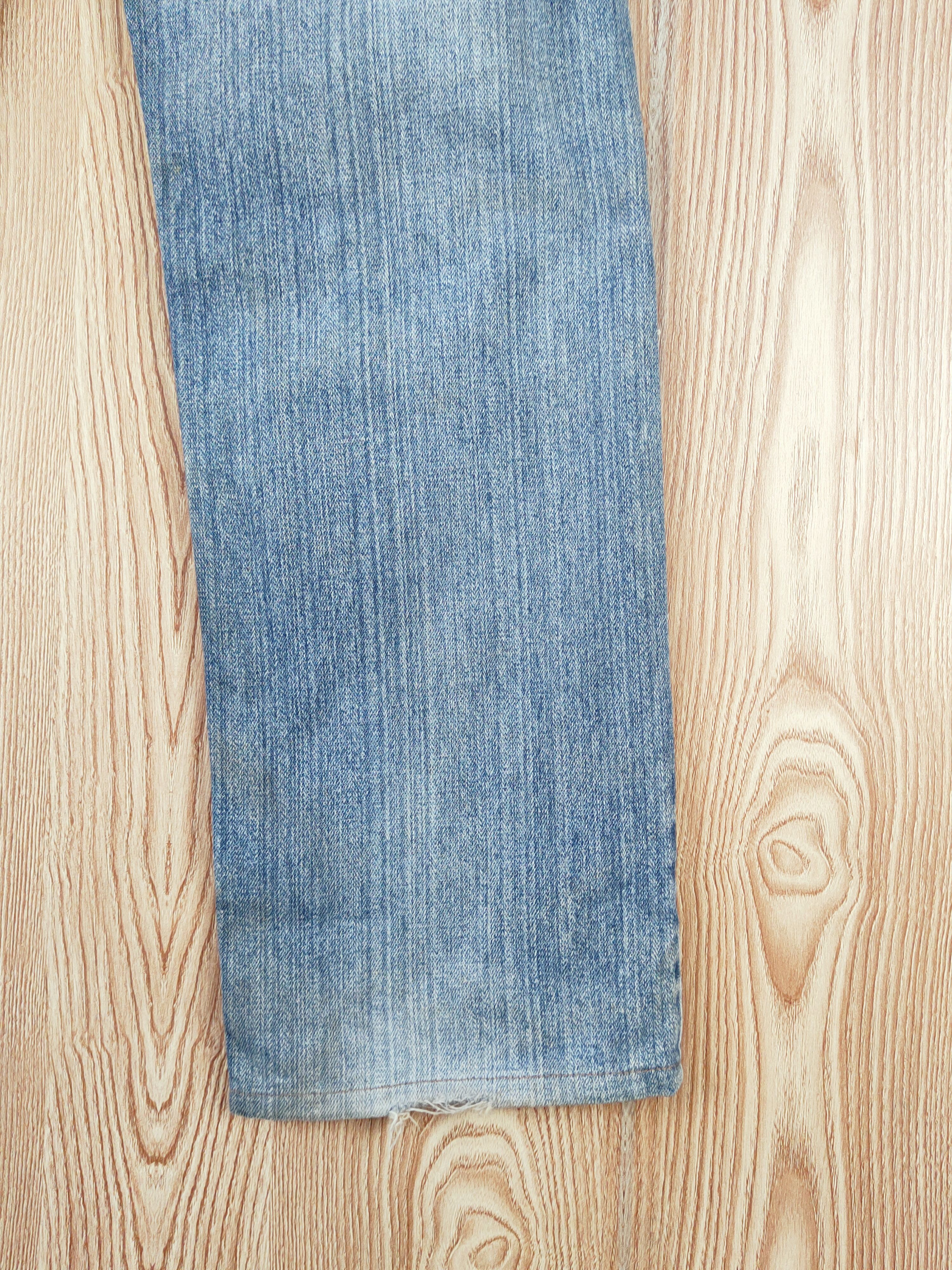 Japanese Brand Nylaus Crew Blue Distressed Ripped Jeans #W649 Size US 32 / EU 48 - 12 Thumbnail