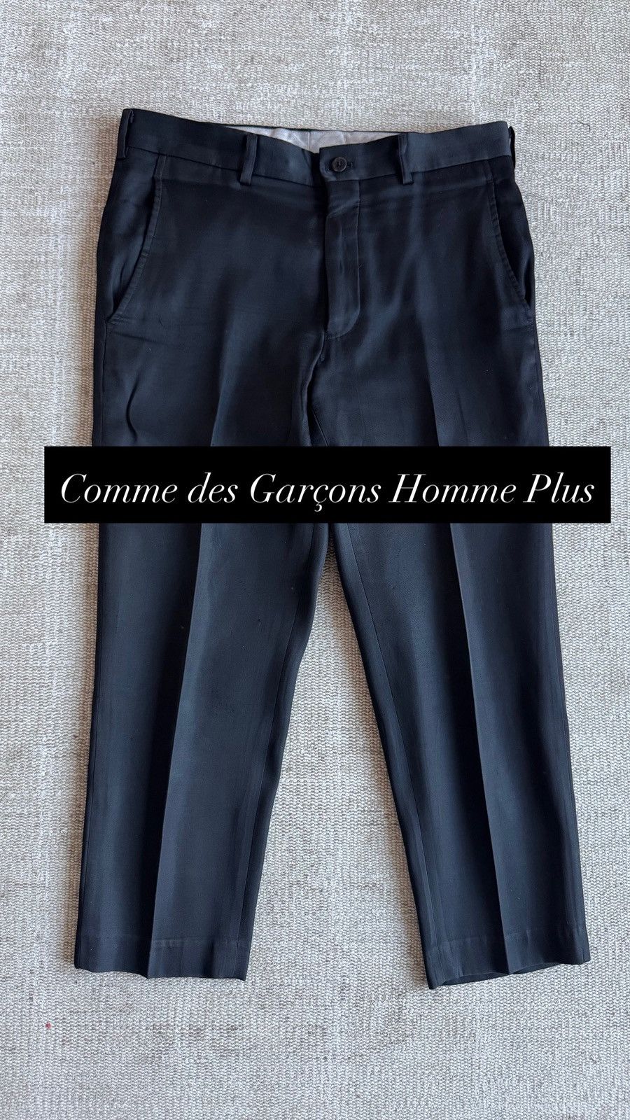 Comme des Garcons Homme Plus Comme Des Garçons Homme Plus satin pats cropped ad 2015 sz s Size US 31 - 1 Thumbnail