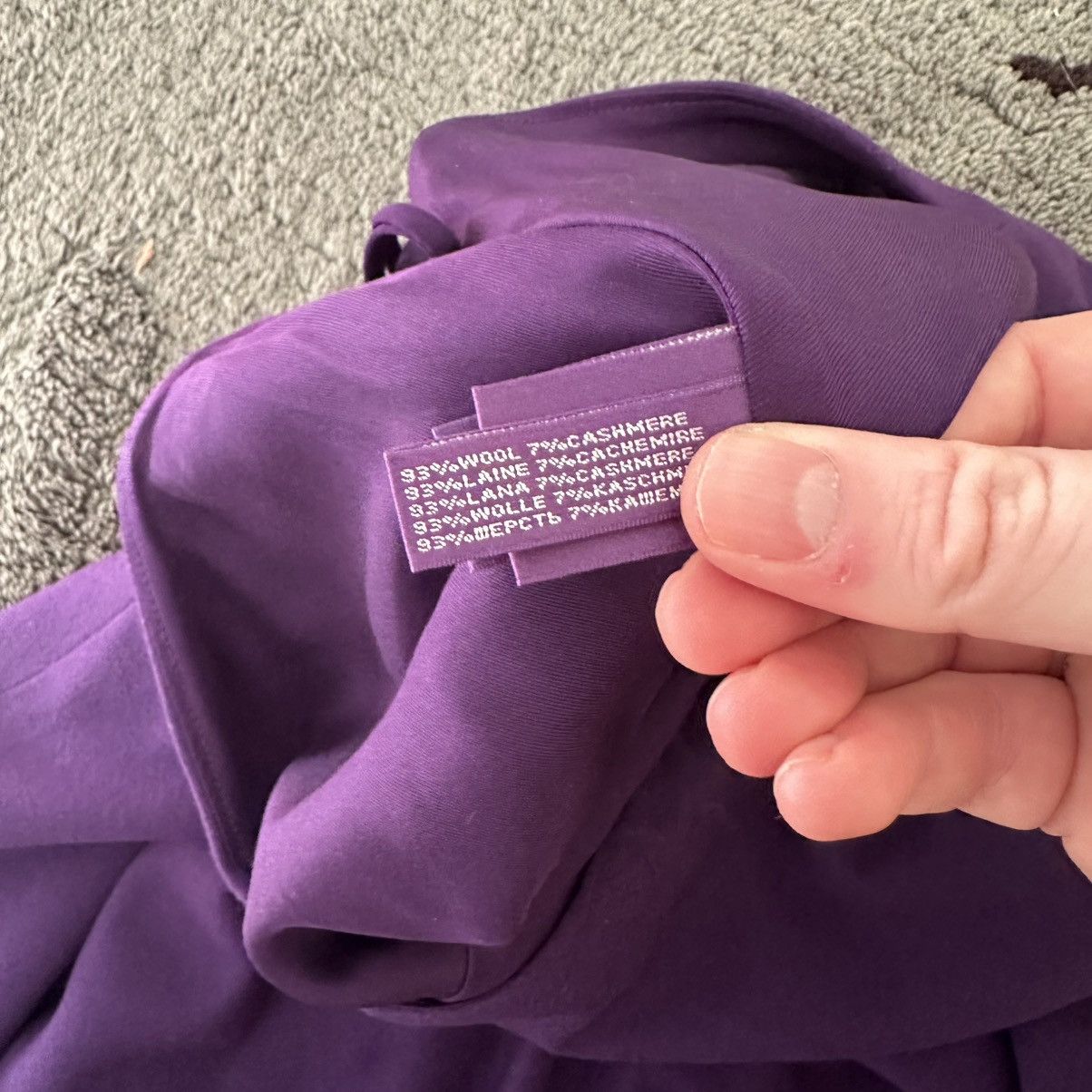Ralph Lauren Purple Label Vintage Ralph Lauren Purple Label Wool Cashmere Skirt Union Size 27" / US 4 / IT 40 - 4 Thumbnail