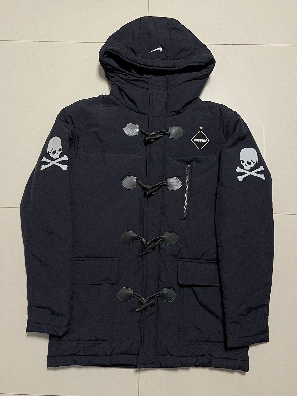 image of F C R B x Mastermind Japan Nike X Bristol X Mastermindjapan Jacket in Black, Men's (Size Medium)