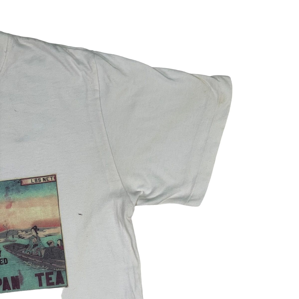 Vintage Vintage Japanese Ranji Green Tea Tee Size US L / EU 52-54 / 3 - 4 Thumbnail