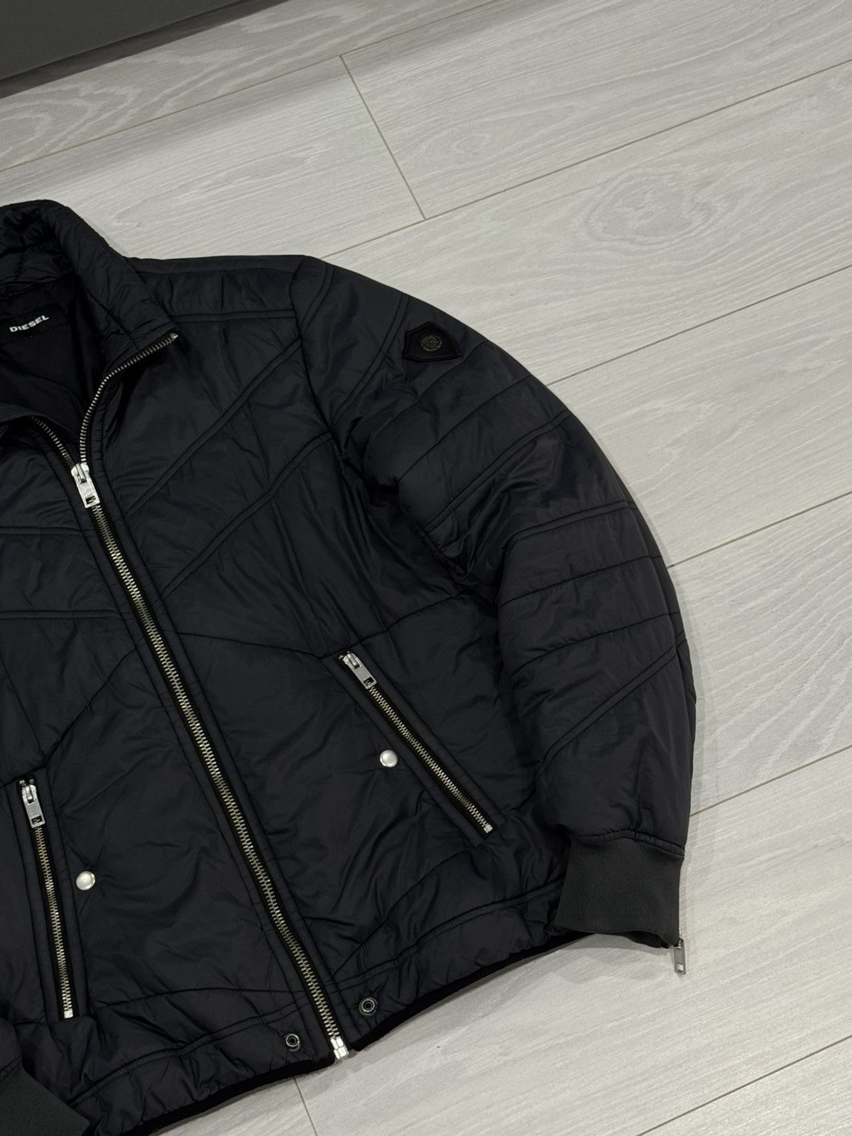 Diesel Diesel Y2K Glamour Multi Zip Puffer Jacket Size US XL / EU 56 / 4 - 5 Thumbnail