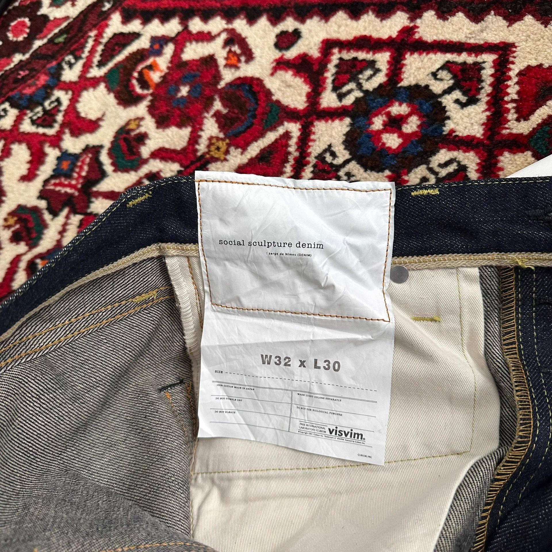 Visvim visvim 17aw 11r raw denim jeans w32 l30 Size US 32 / EU 48 - 5 Thumbnail