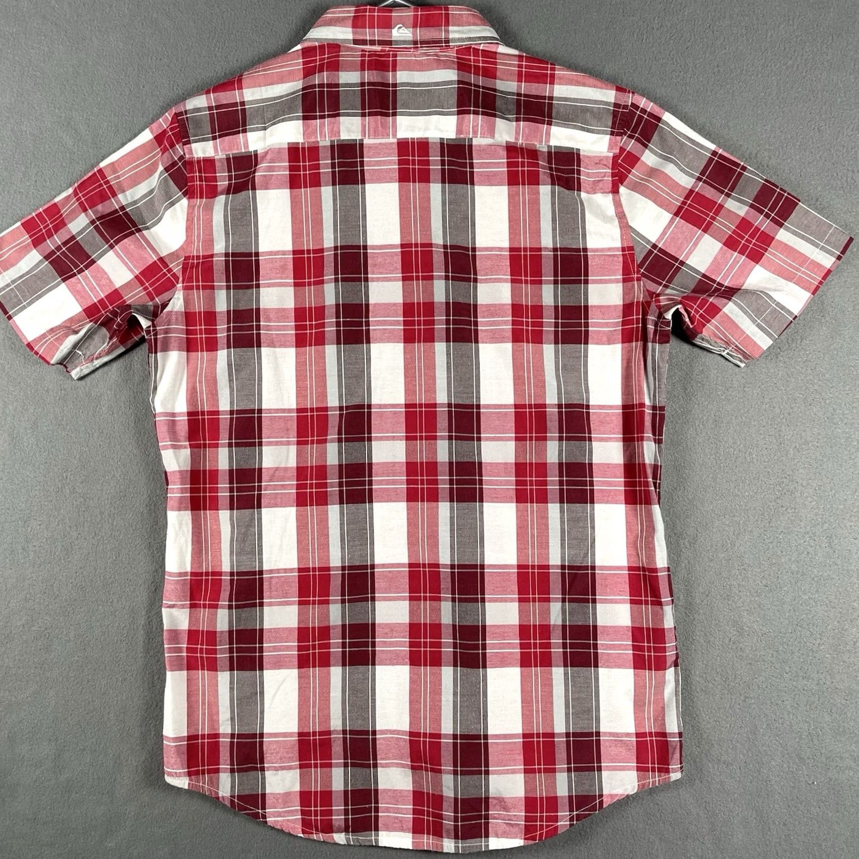 Quiksilver Quiksilver Shirt Men's Size M Red Plaid Short Sleeve Button Up Surf Skate Y2K Quick Silver Size US M / EU 48-50 / 2 - 3 Thumbnail