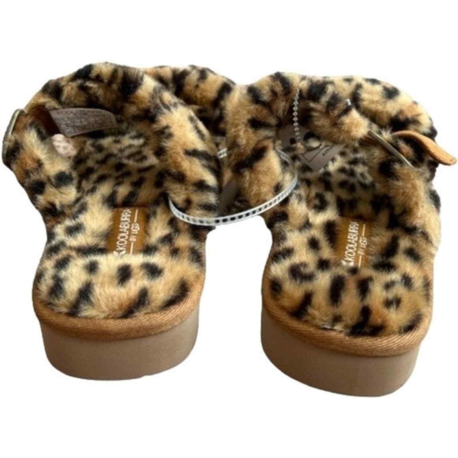 Koolaburra Koolabura By UGG Animal Print Faux Fur Slide Sandals, US5 Size US 5 / IT 35 - 4 Thumbnail