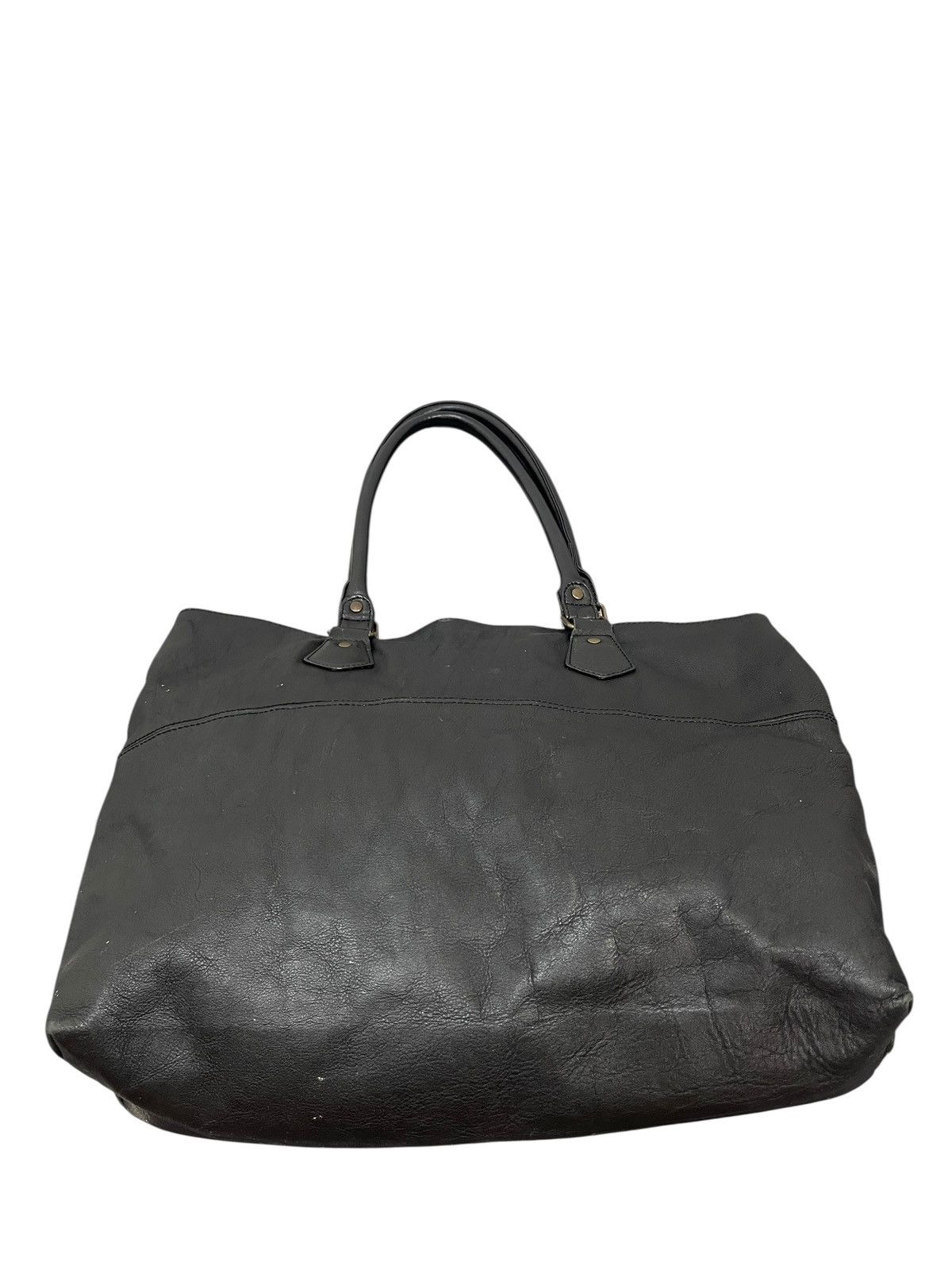 Leather Full Leather Ships Jet Blue Tote Shoulder Bag 1🟩2 Size ONE SIZE - 6 Thumbnail