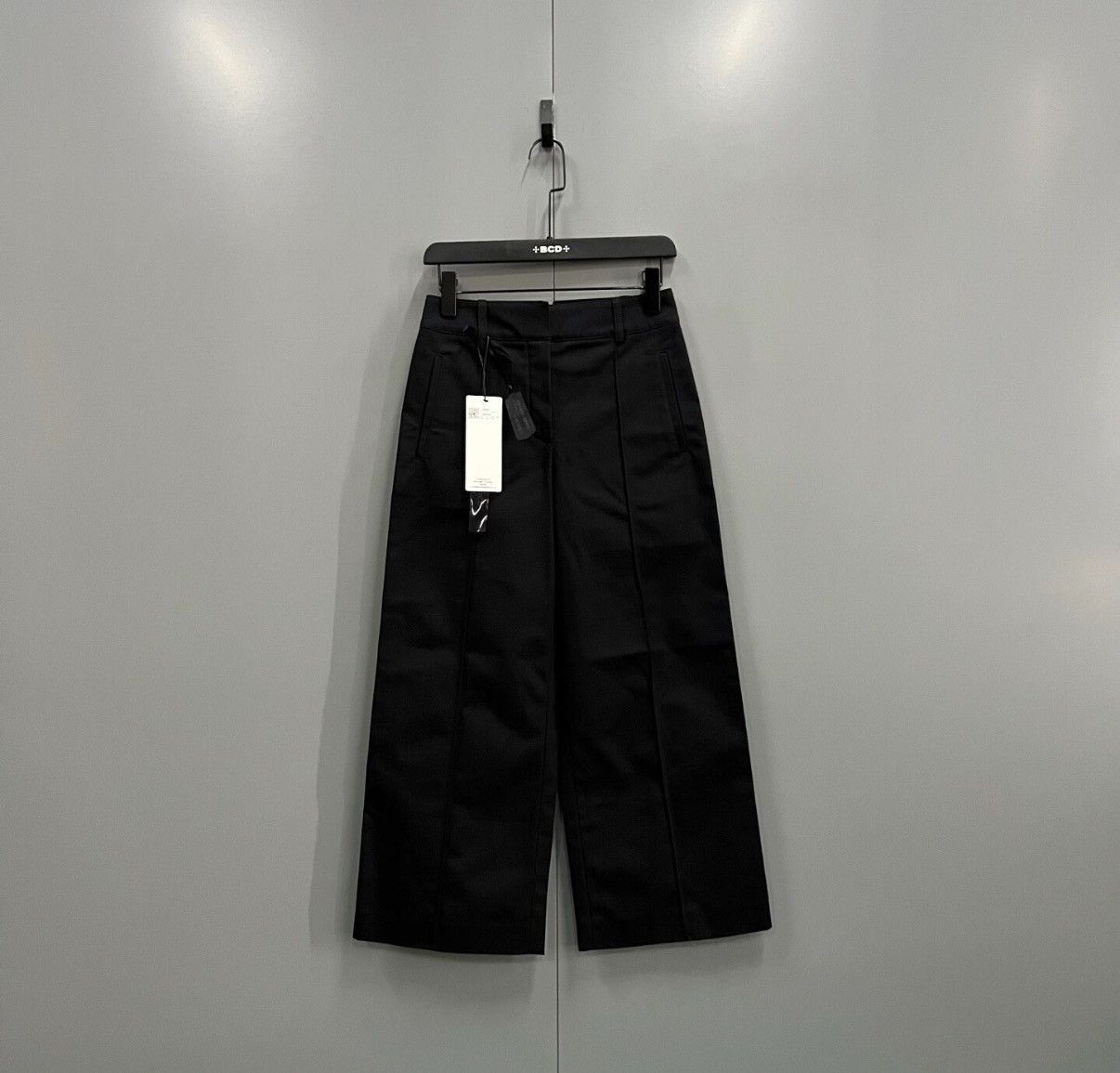 Hermes Hermès Black Wide-Leg Pants J41 Size 24" / US 00 / IT 34 - 1 Thumbnail