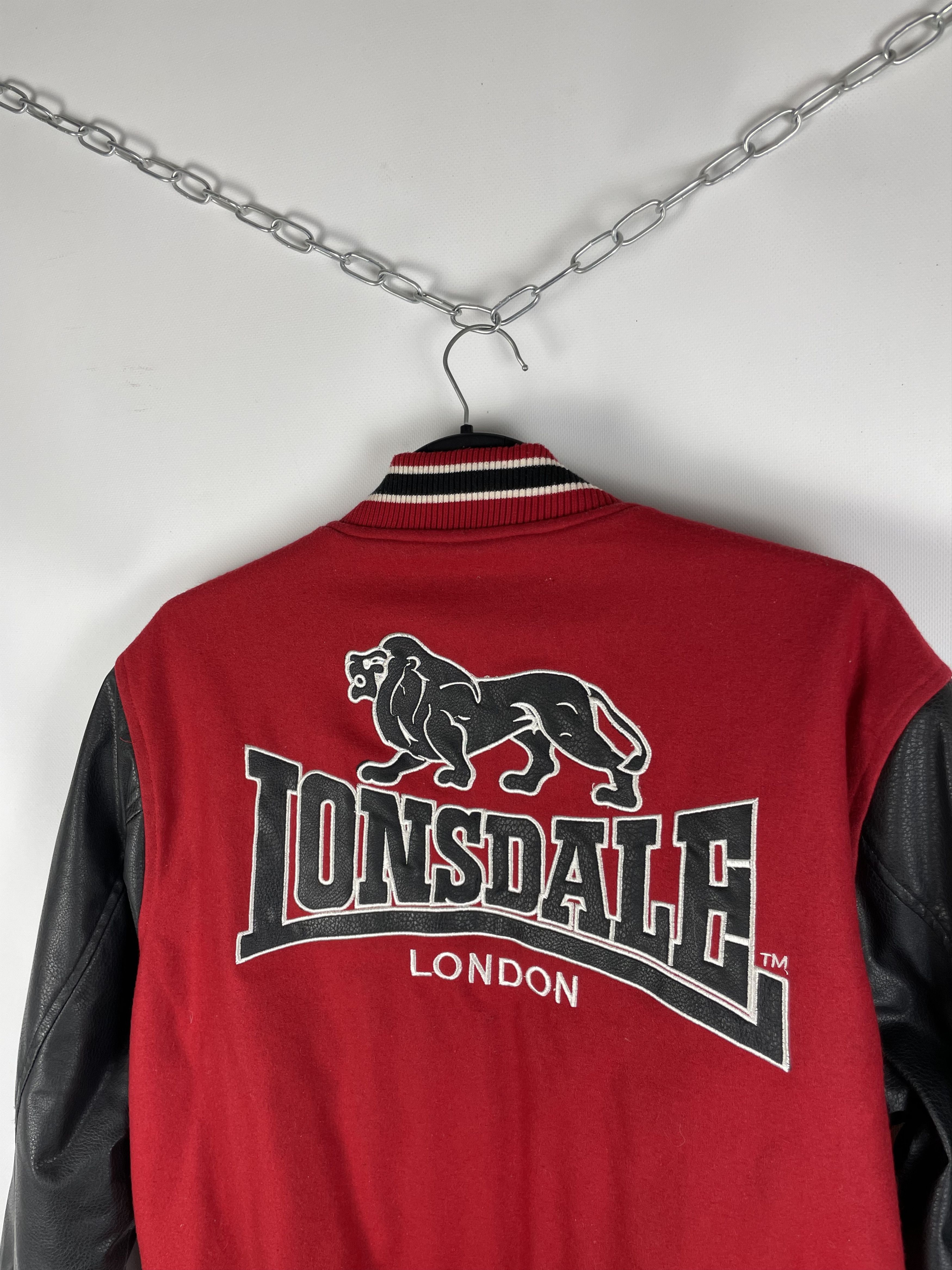 Lonsdale Vintage Lonsdale London Big Logo Bomber Jacket 90s Size US XL / EU 56 / 4 - 10 Thumbnail