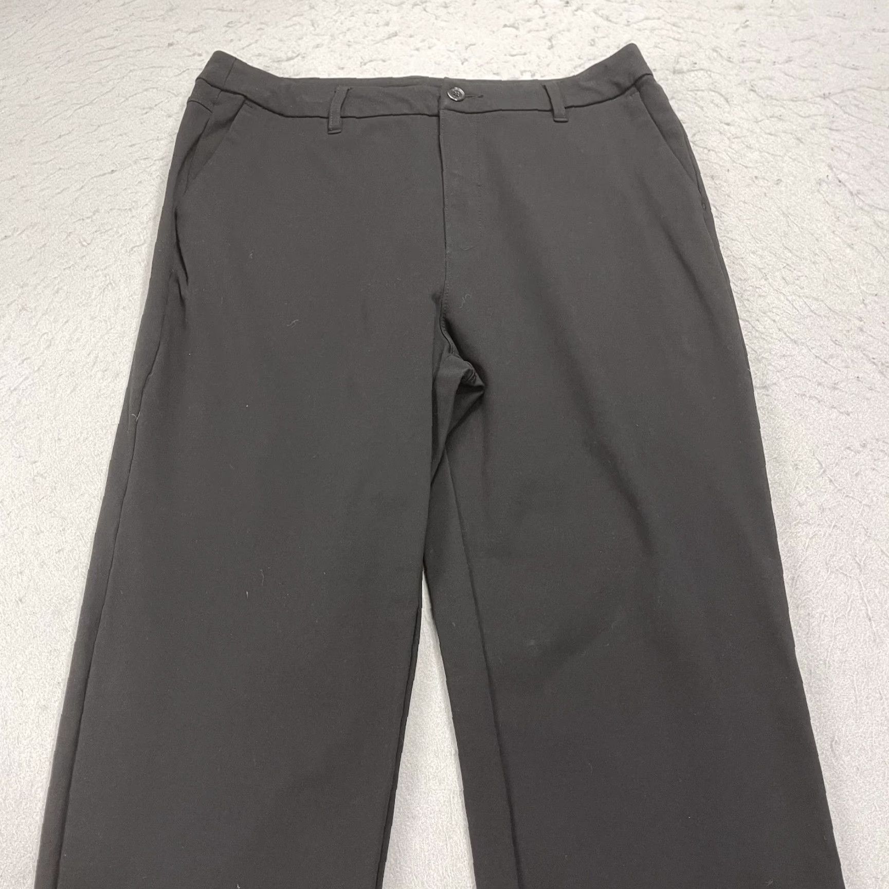 Vintage BYLT Pants Mens XL Black Solid Everyday Pant 2.0 Casual Chino Golf Stretch Logo Size US 36 / EU 52 - 2 Thumbnail