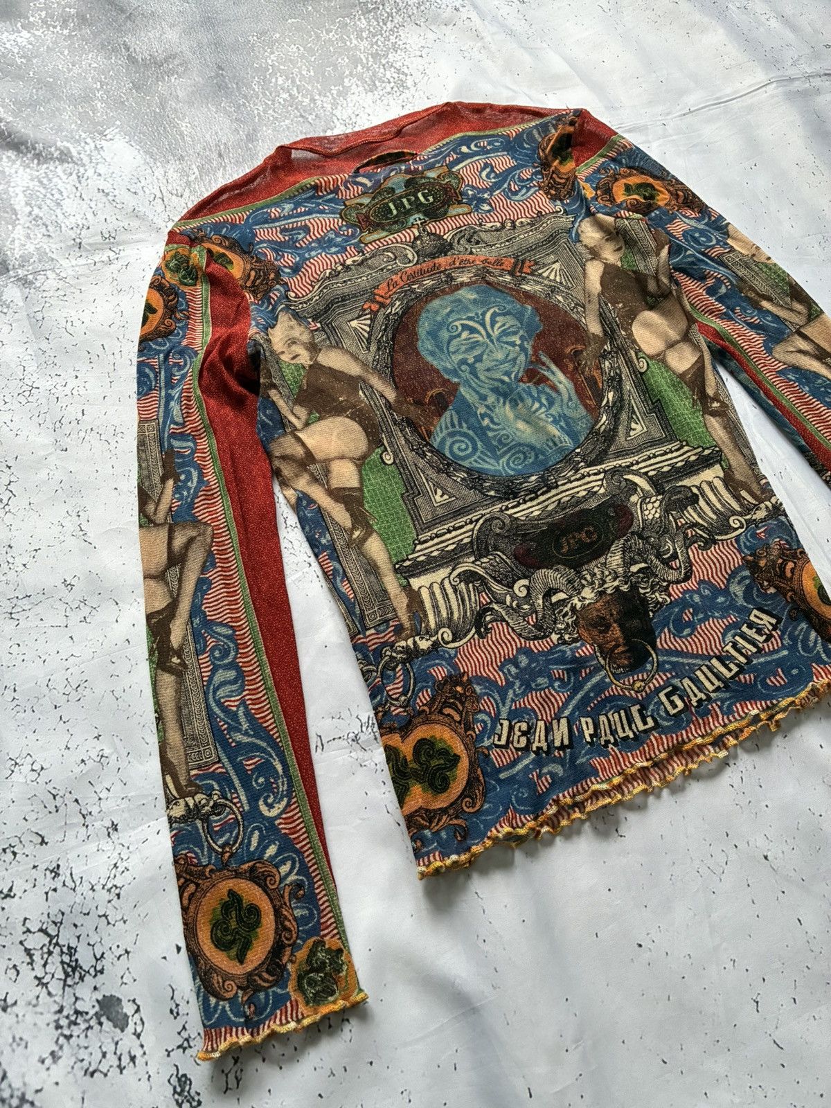 Jean Paul Gaultier SS1994 Cabaret Tattoo Top Size S / US 4 / IT 40 - 6 Thumbnail