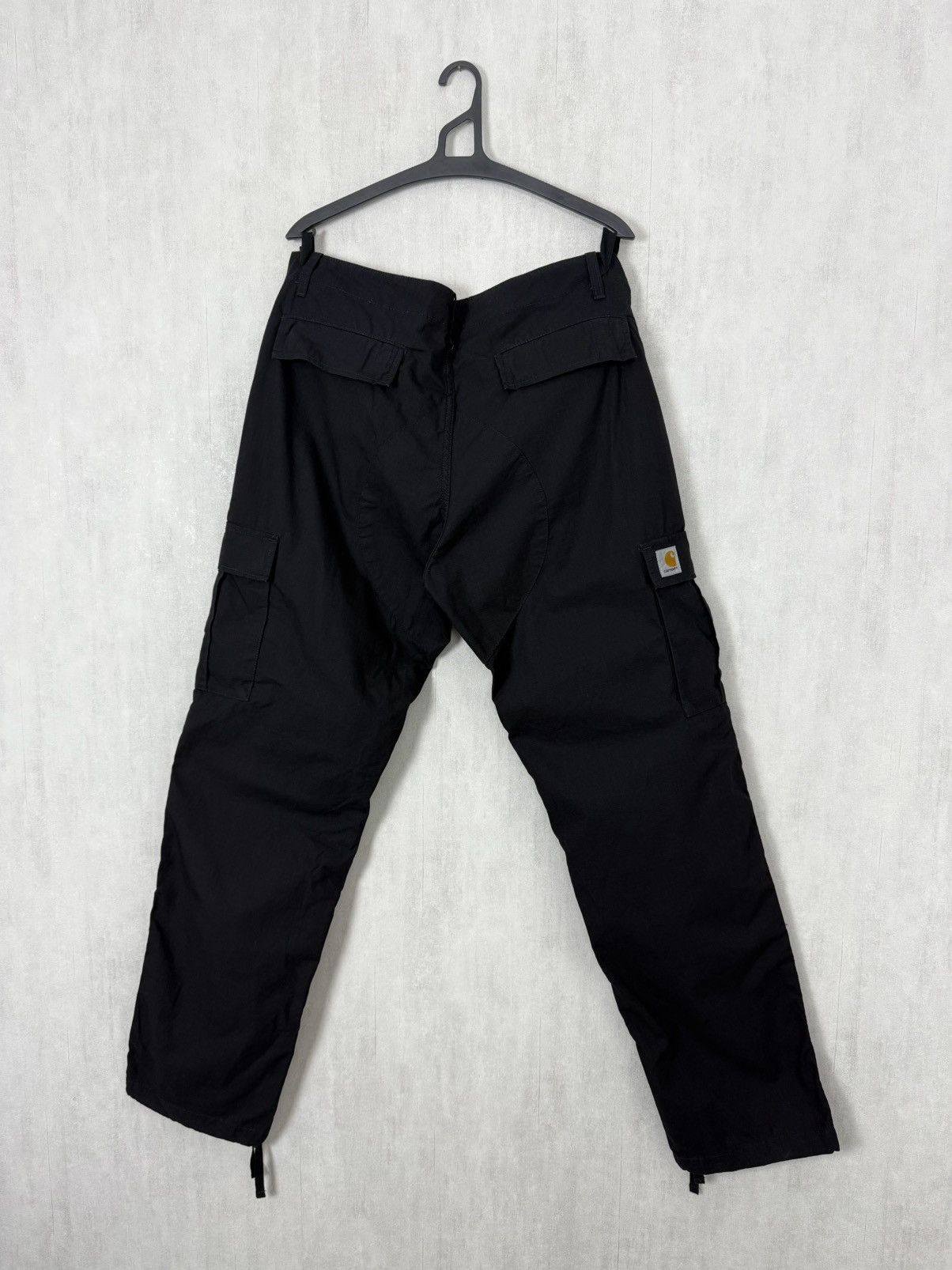Carhartt Carhartt WIP Black Aviation Cargo Pants Size 36x34 Size US 36 / EU 52 - 1 Thumbnail