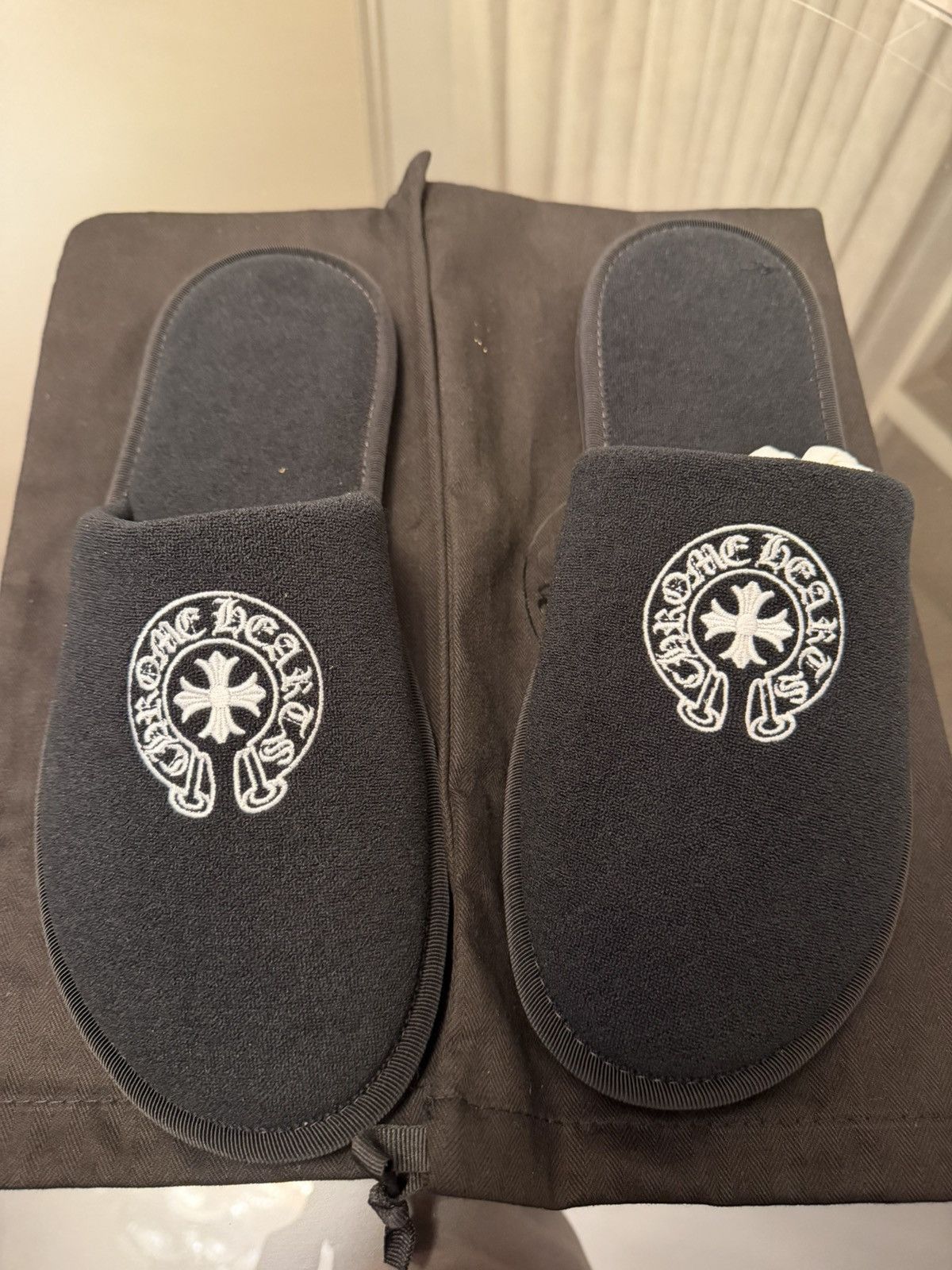Chrome Hearts Chrome hearts Shower slides Size US 10.5 / EU 43-44 - 2 Thumbnail