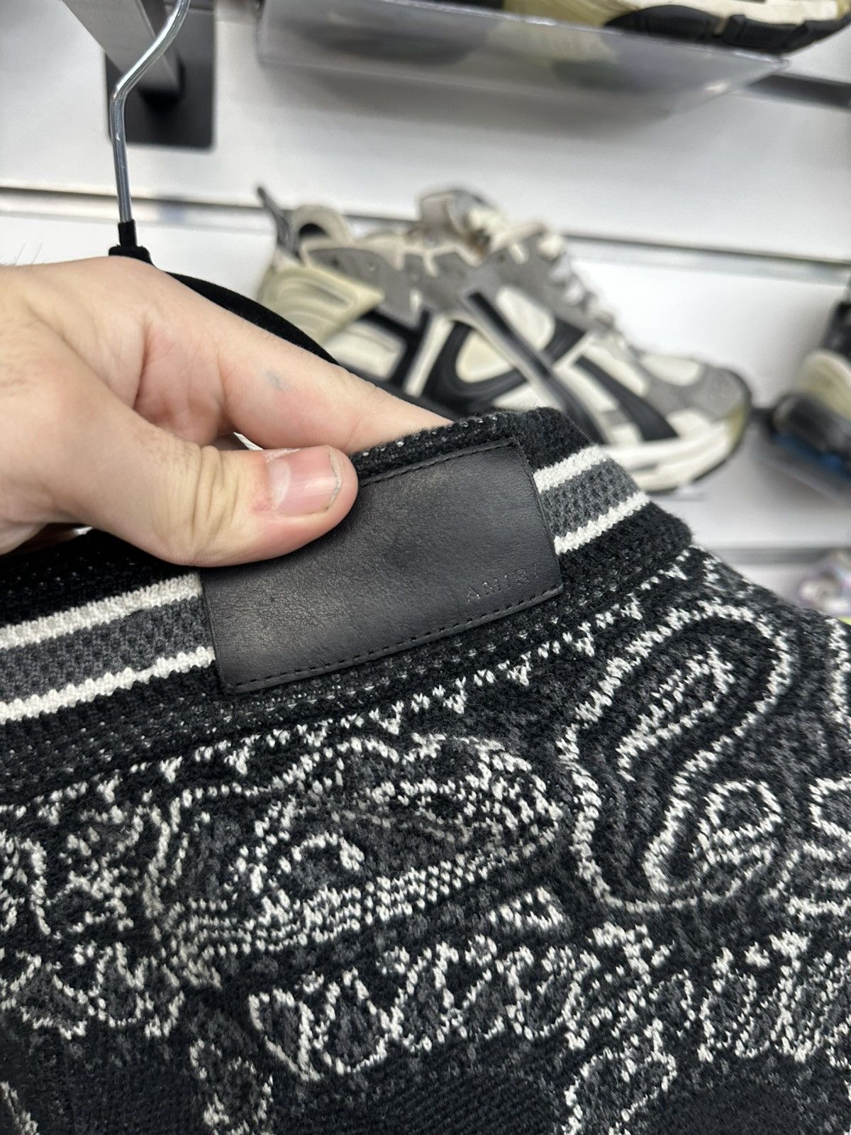 Amiri Amiri Black Bandana Shorts Size US 30 / EU 46 - 7 Thumbnail