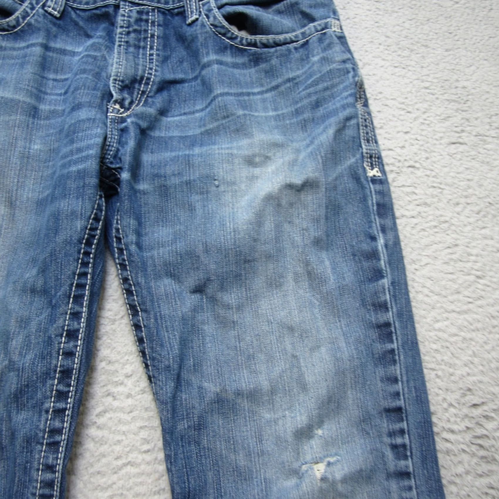 Ariat Ariat FR M4 Jeans Mens 35 Blue Relaxed Boot Cut Flame Resistant Work Denim Size US 35 - 2 Thumbnail