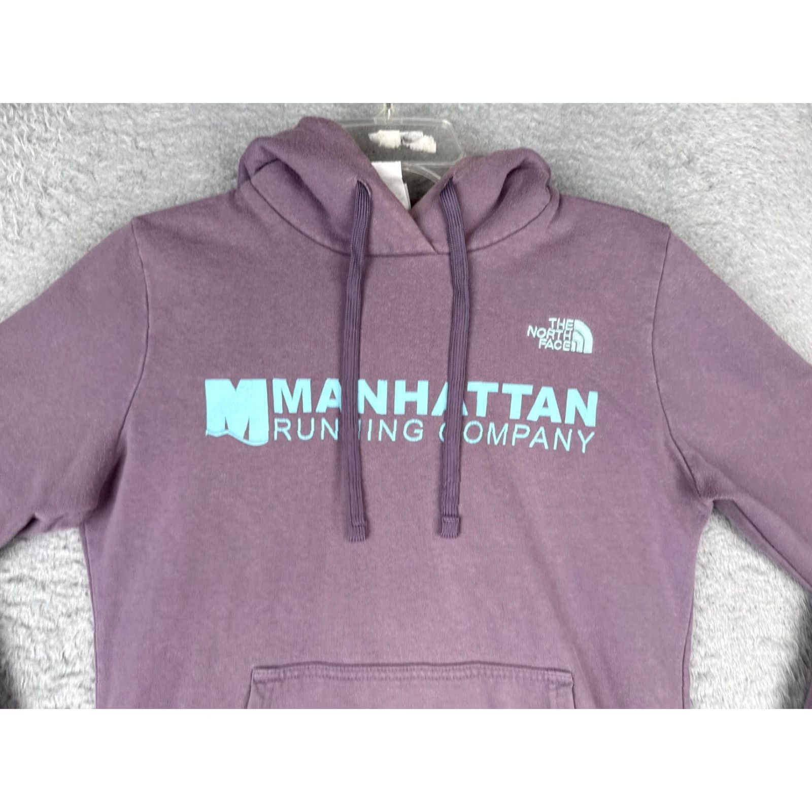 The North Face The North Face Hoodie Womens Medium Purple Manhattan Running Company Sweatshirt Size M / US 6-8 / IT 42-44 - 4 Thumbnail