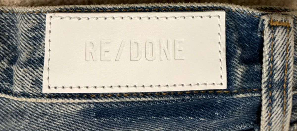 RE/DONE Re/Done 90s High Rise Loose Jeans in Ojai Indigo Rigid NWT Size 29" - 8 Thumbnail