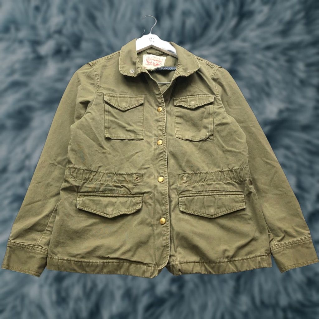 Levi's VINTAGE Levis Military Field Jacket Womens XS Long Sleeve Pocket Green Size XS / US 0-2 / IT 36-38 - 1 Thumbnail