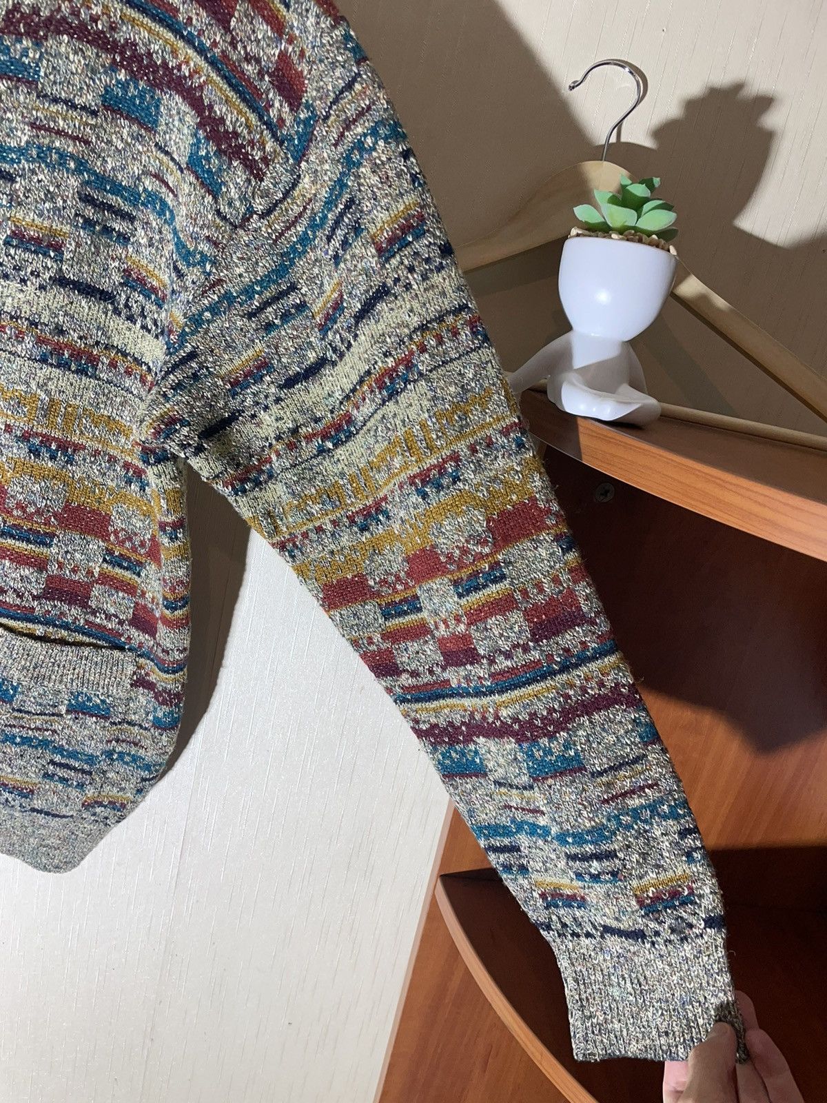 Missoni × Vintage Missoni Sport vintage wool cardigan Size US L / EU 52-54 / 3 - 5 Thumbnail