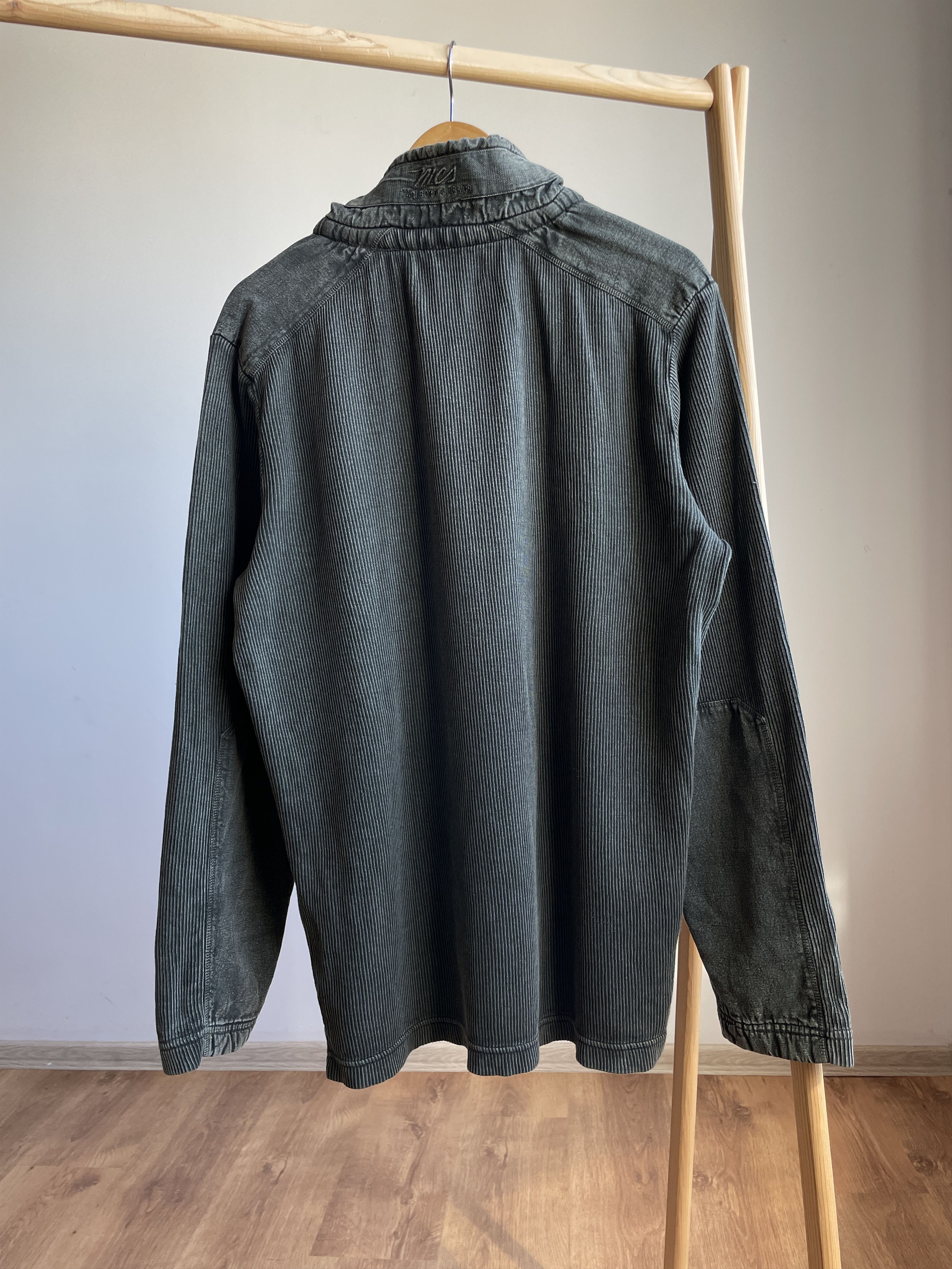 Marlboro Classics Marlboro Classics Rib Knit Garment Dyed 1/4 Zip Sweater Size US XL / EU 56 / 4 - 2 Thumbnail