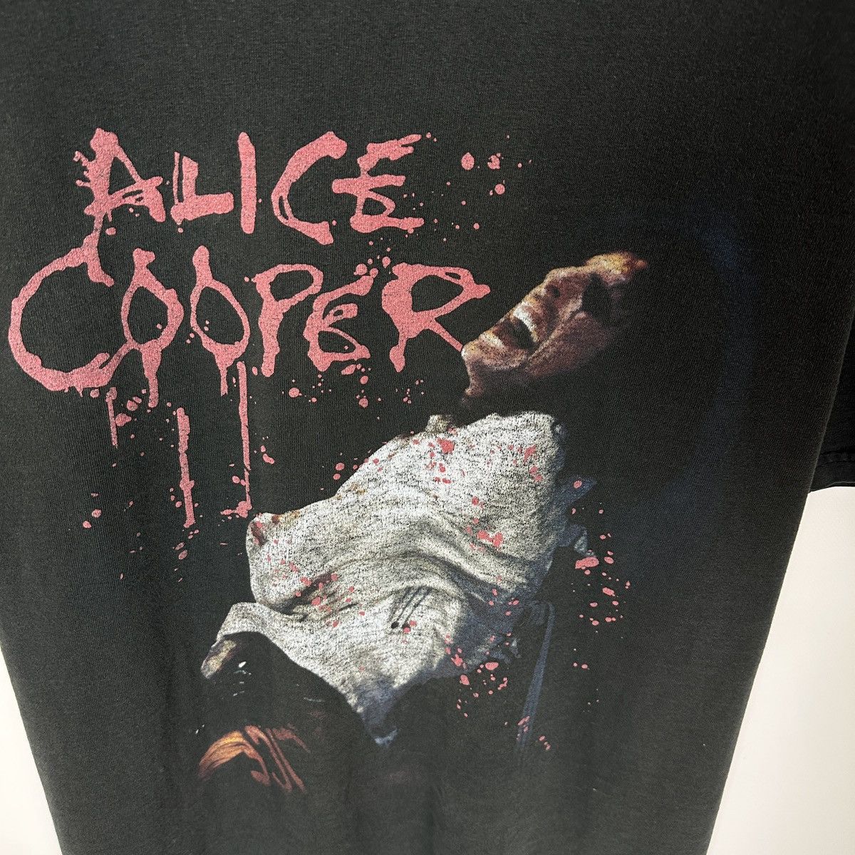 Band Tees Vintage 00s Sun Faded Alice Cooper Psycho Drama 2007 tee y2k Size US L / EU 52-54 / 3 - 5 Thumbnail