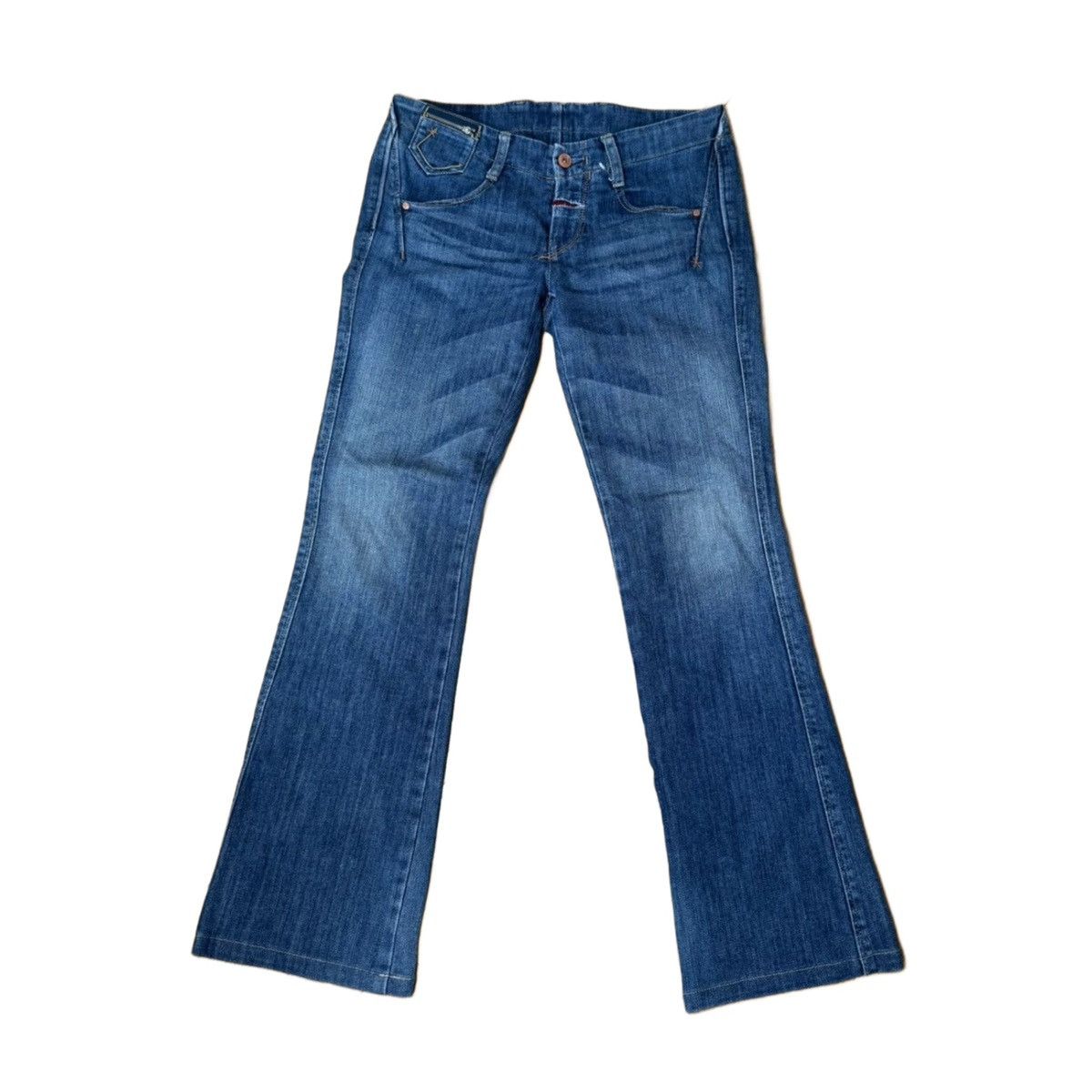 Marithe + Francois Girbaud Marithe Francois Girbaud Star Embroidered Western Denim Size US 30 / EU 46 - 1 Thumbnail
