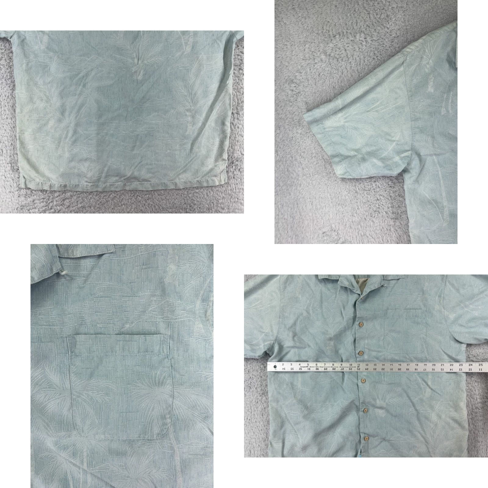 Tommy Bahama Tommy Bahama Shirt Extra Large Blue Silk Button Up Hawaiian Vacation Mens Size US XL / EU 56 / 4 - 8 Thumbnail