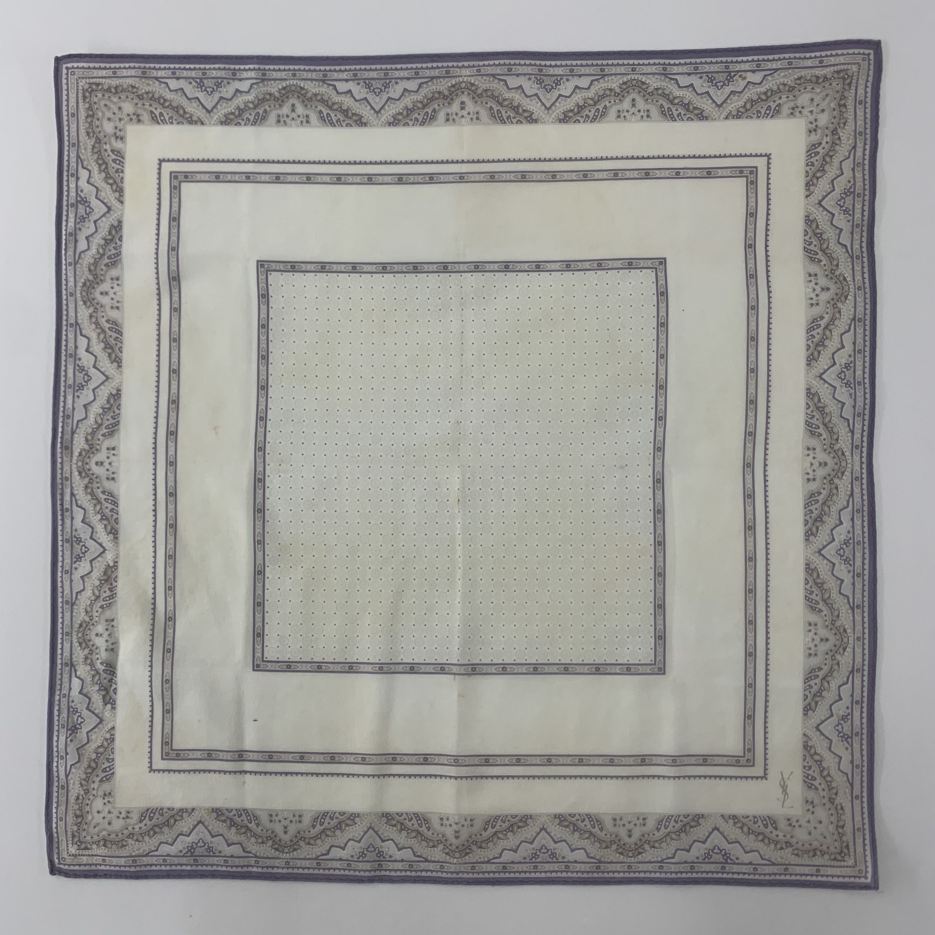 Yves Saint Laurent Yves Saint Lauren Handkerchief Bandana Neckerchief Square Size ONE SIZE - 2 Thumbnail