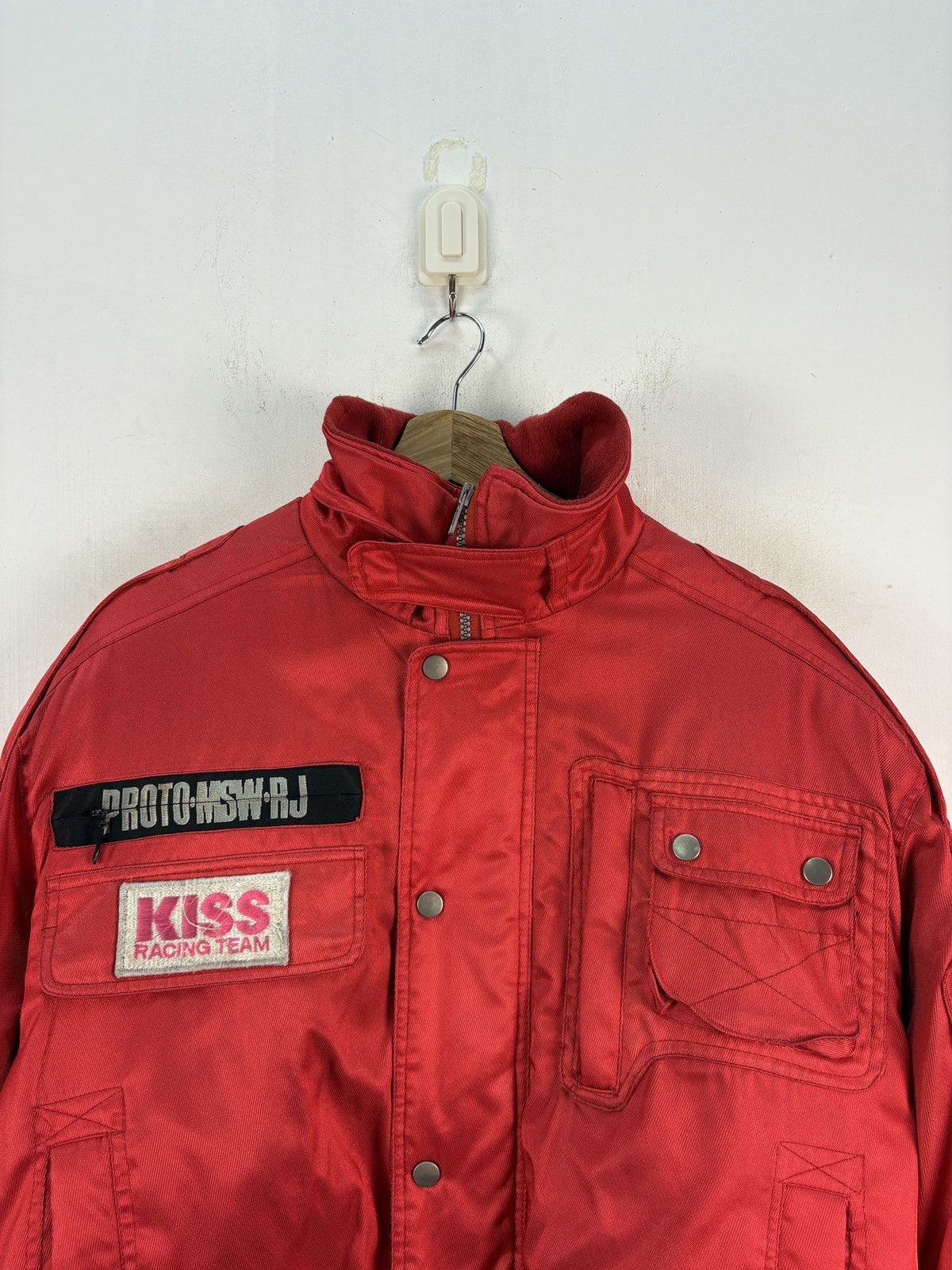 KISS Vintage Kiss Racing Jacket Bomber Issey Skyline Design Size US L / EU 52-54 / 3 - 8 Thumbnail