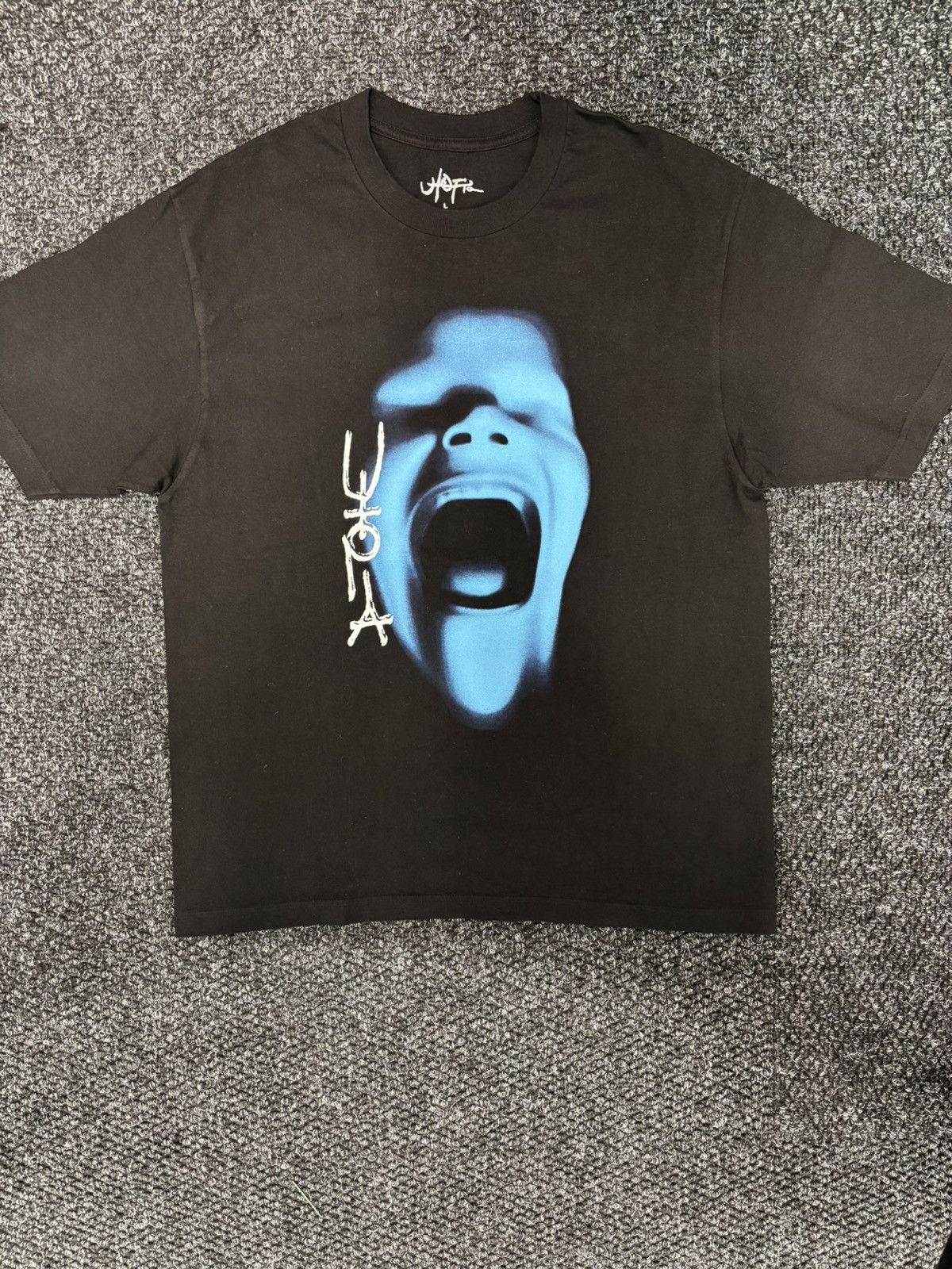 Travis Scott Travis Scott Utopia IV Tee Black Size US L / EU 52-54 / 3 - 1 Thumbnail