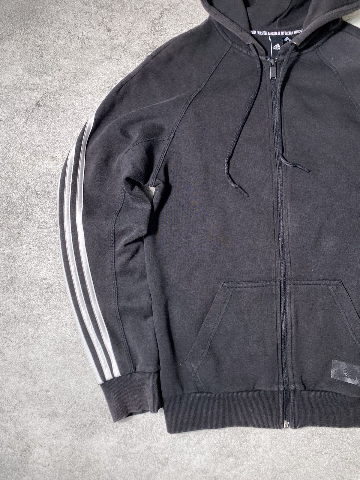 Adidas × Vintage Adidas Three Stripes Zip Up Hoodie Size US S / EU 44-46 / 1 - 3 Thumbnail