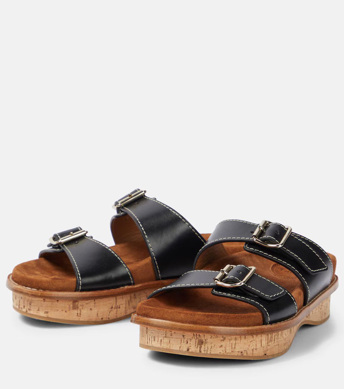 Chloe o1y0825 Mules in Black Size US 6 / IT 36 - 2 Thumbnail