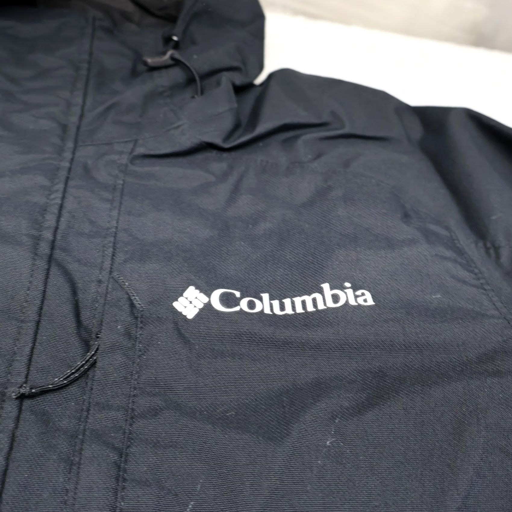 Vintage Columbia Jacket Mens Small Black 3-in-1 Omni-Tech Shell Wind Rain Waterproof Hiking Outdoor Casual Travel Workwear Size US S / EU 44-46 / 1 - 5 Thumbnail