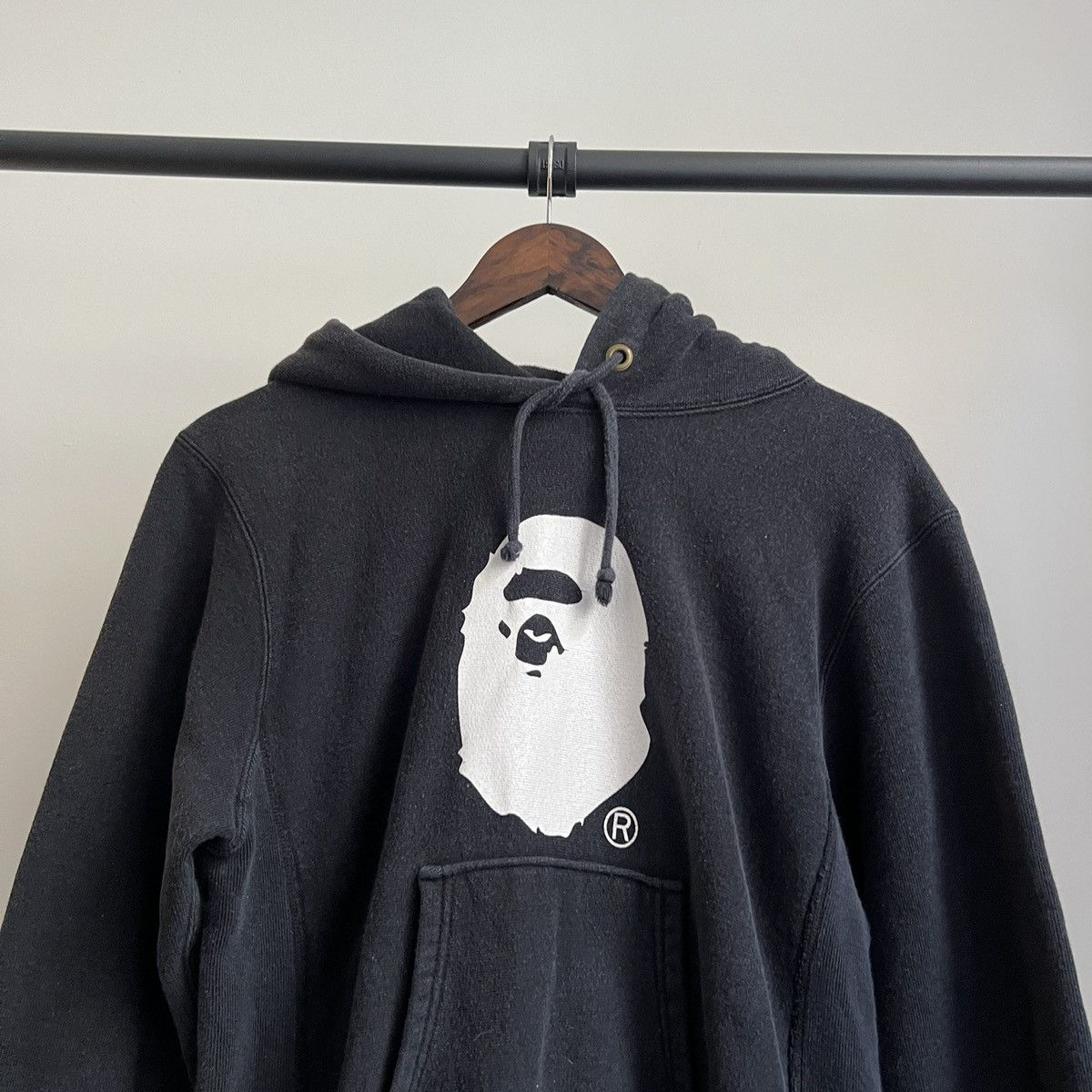 Bape Bape Champion Reverse Weave Men’s Medium Hoodie Size US M / EU 48-50 / 2 - 2 Thumbnail