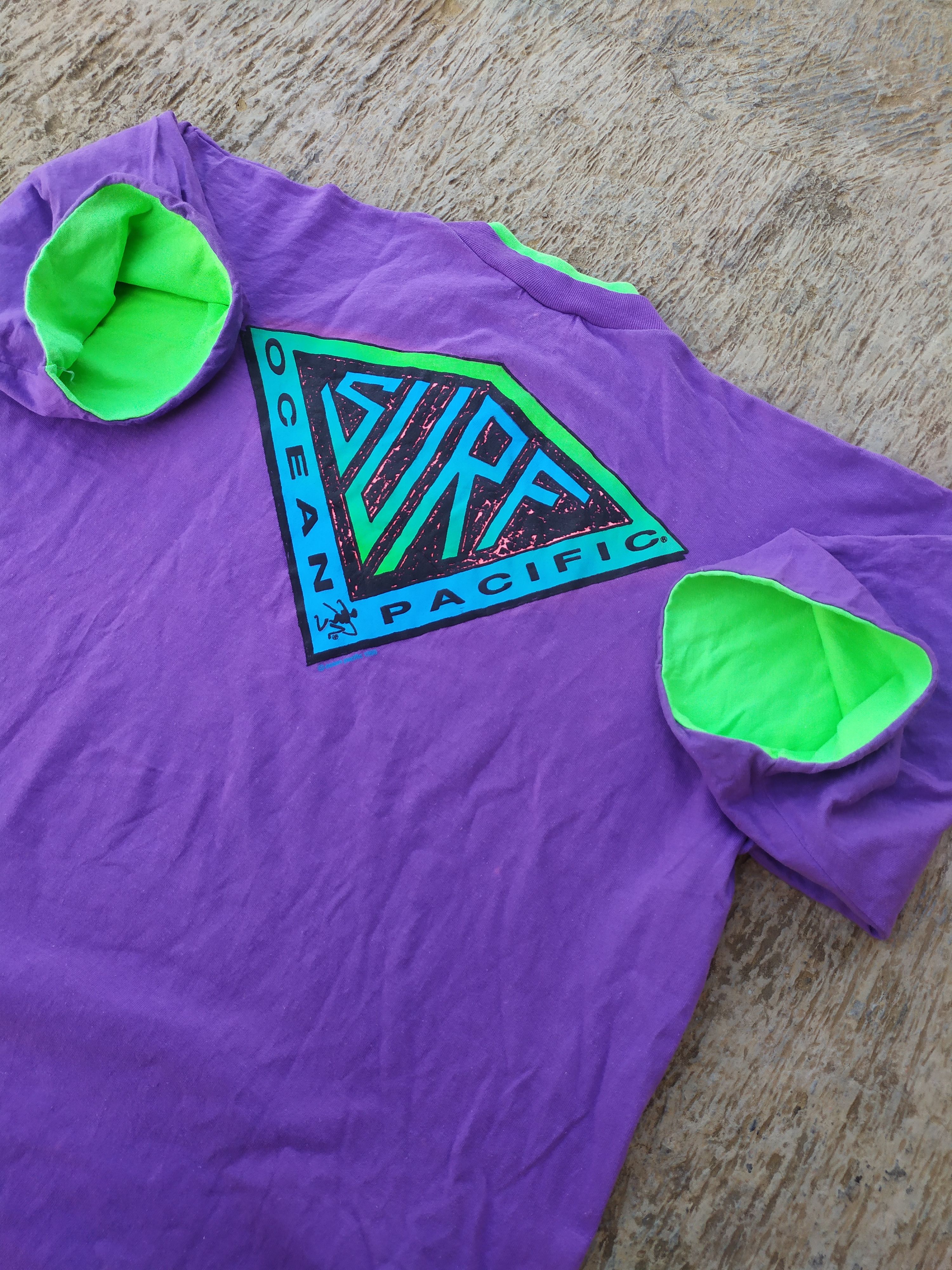 Ocean Pacific Vintage 90s Ocean Pacific Surf Boxy Size US L / EU 52-54 / 3 - 3 Thumbnail
