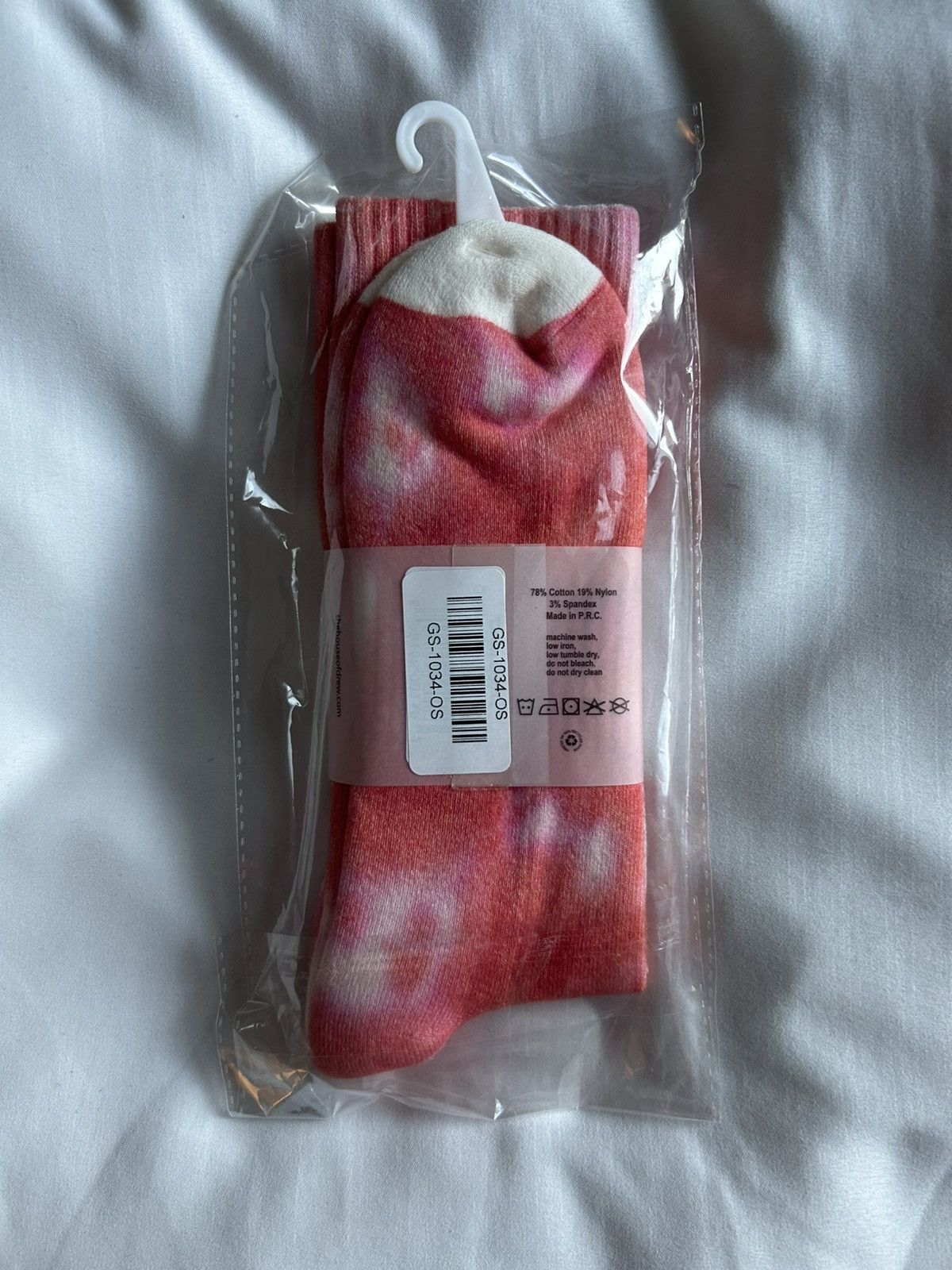 Drew House × Justin Bieber Drew House Socks Justin Bieber Tie Dye Spellout Size ONE SIZE - 5 Thumbnail