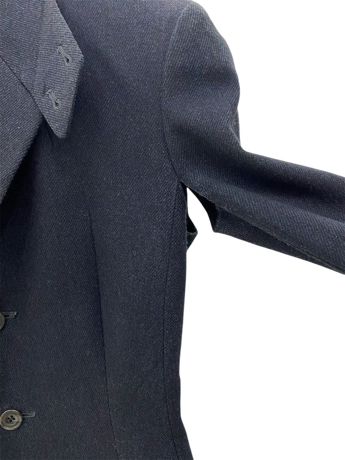 Yohji Yamamoto Vtg Yohji Yamamoto AW95 black gabardine long coat Size S / US 4 / IT 40 - 6 Thumbnail