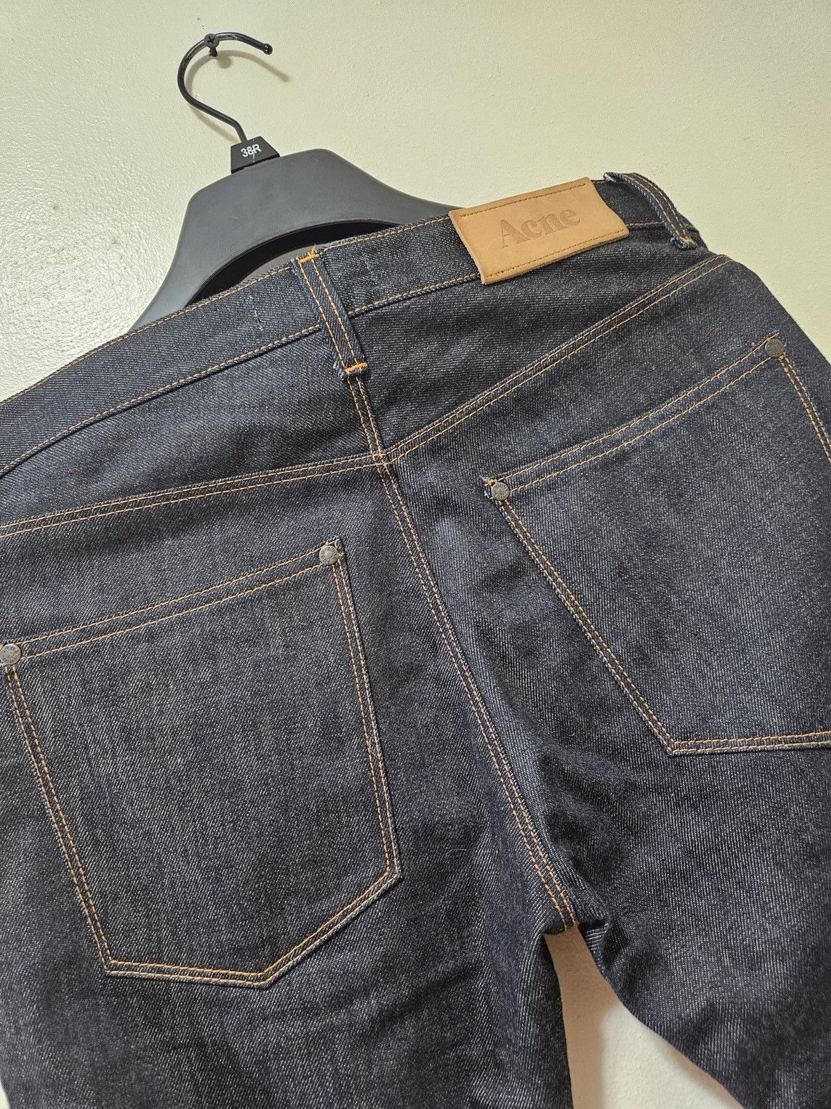 Acne Studios Max Raw Blue Denim Jeans Size US 30 / EU 46 - 3 Thumbnail