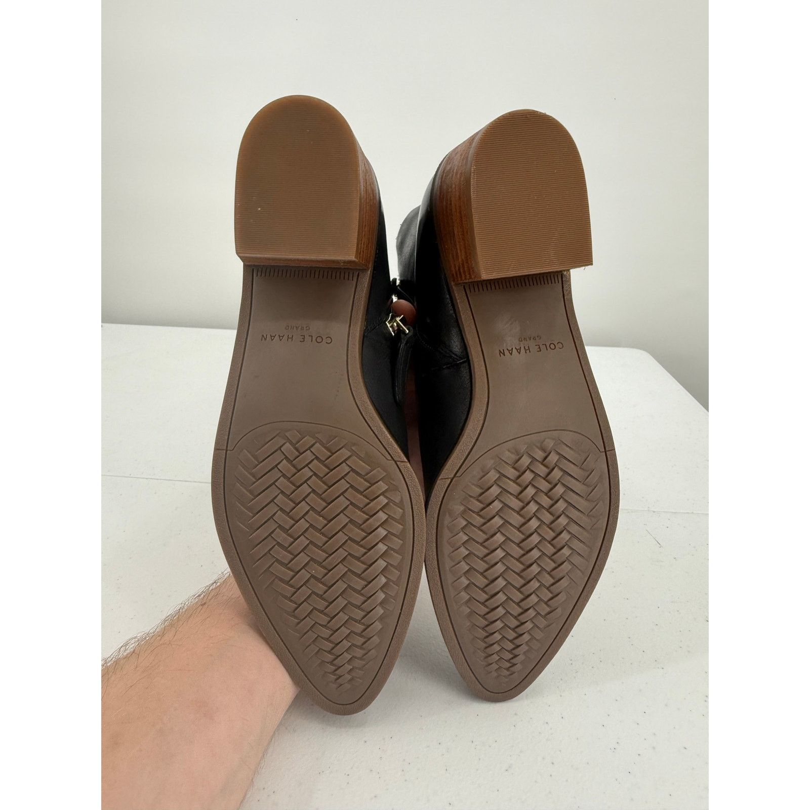 Cole Haan NEW Cole Haan Women's Maci Black Leather Heeled Booties Size US 6.5 / IT 36.5 - 5 Thumbnail
