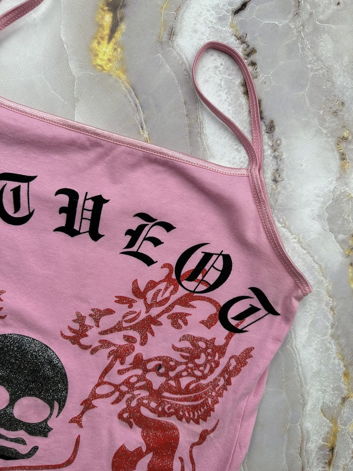 Japanese Brand Vintage Printed Tank Top Size XS / US 0-2 / IT 36-38 - 3 Thumbnail