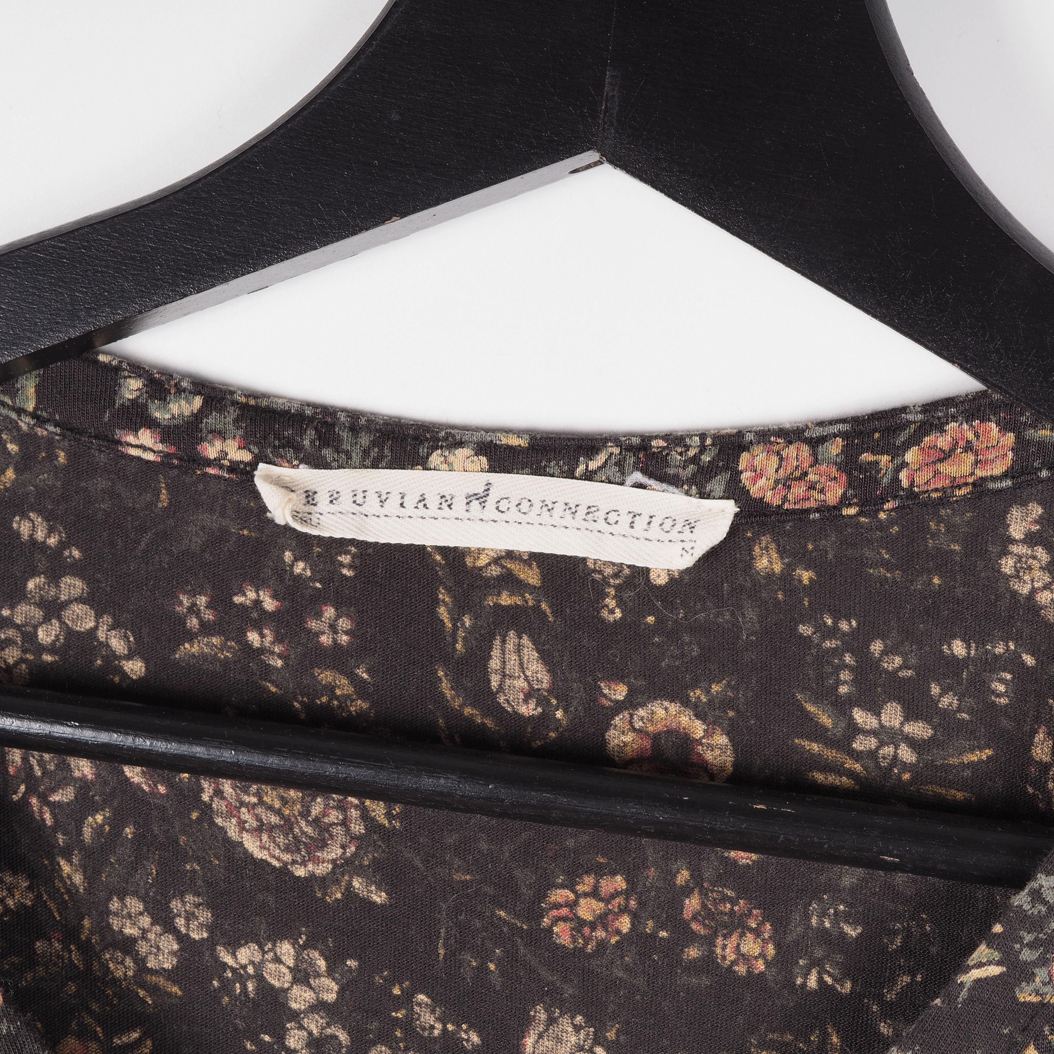 Other Peruvian Connection Floral Pima Cotton Modal Dress Size M / US 6-8 / IT 42-44 - 4 Thumbnail