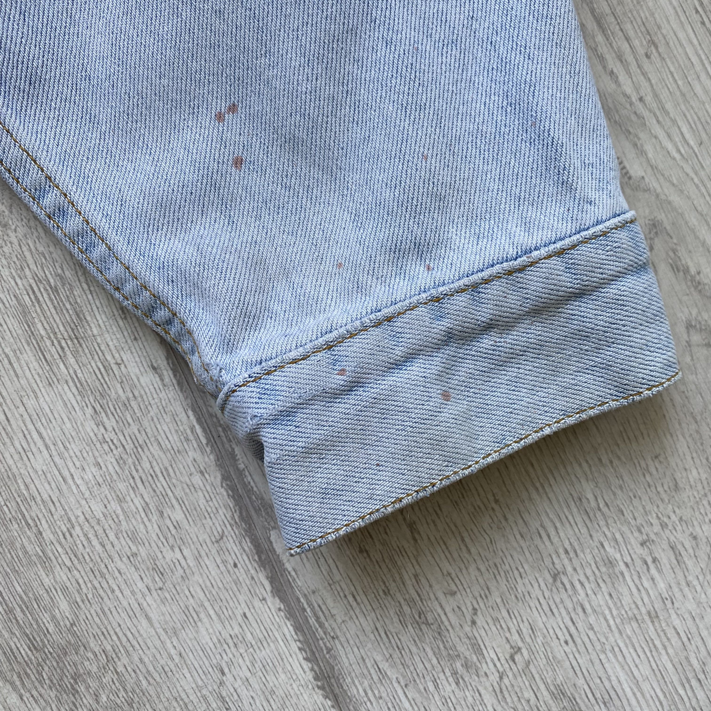 Levi's Vintage Clothing Vintage 90s Trashed Levis denim jacket distressed Usa Size US L / EU 52-54 / 3 - 8 Thumbnail