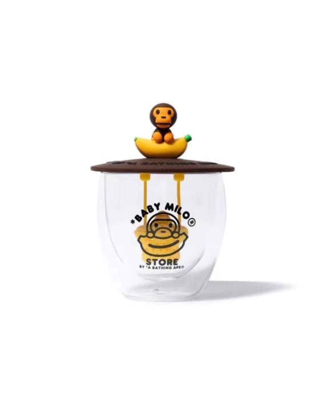 Bape BAPE x Baby Milo Store Glass Mug w/ Lid - A Bathing Ape Size ONE SIZE - 2 Thumbnail