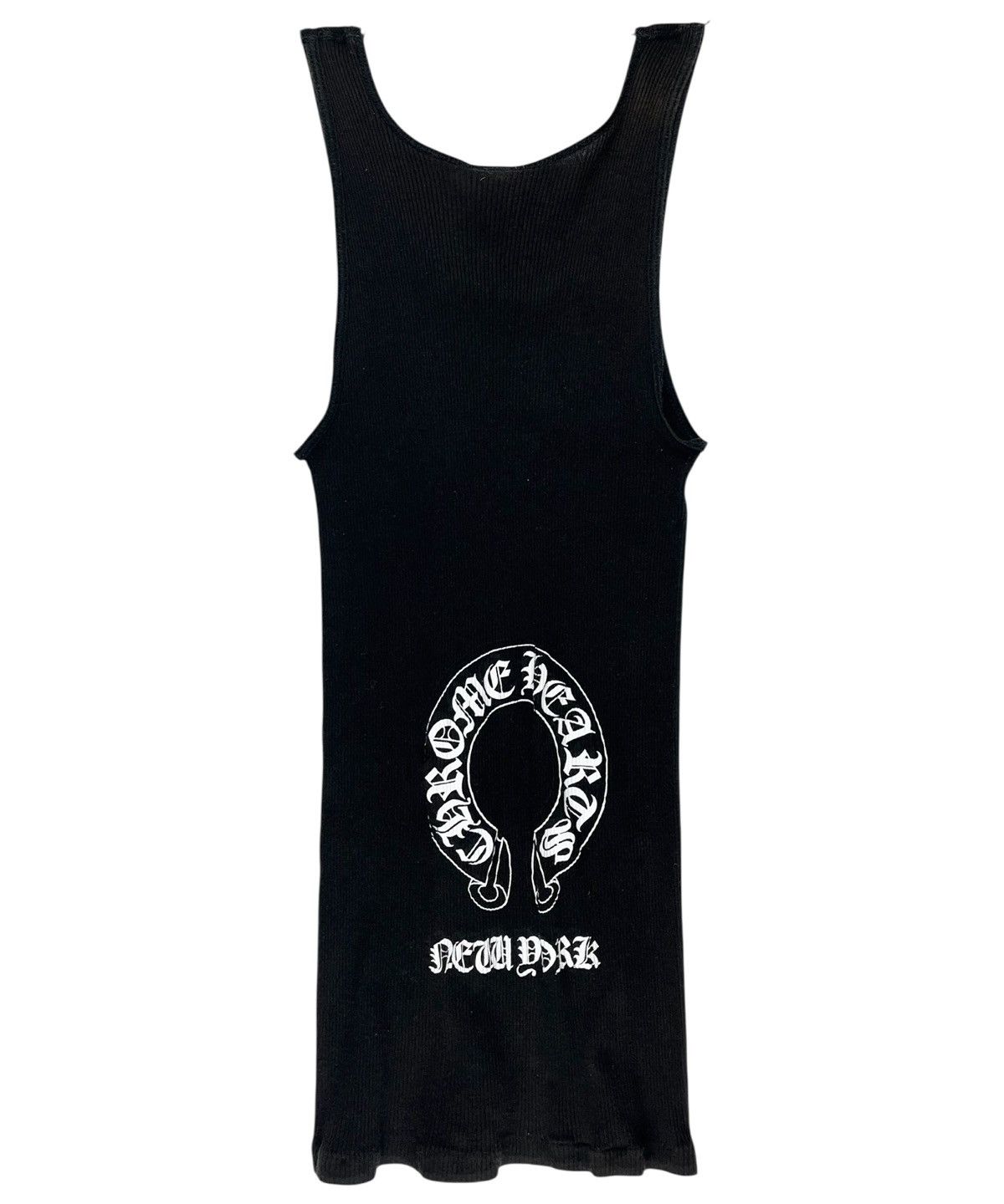 Chrome Hearts Vintage New York Horseshoe Cross Logo Tank Top