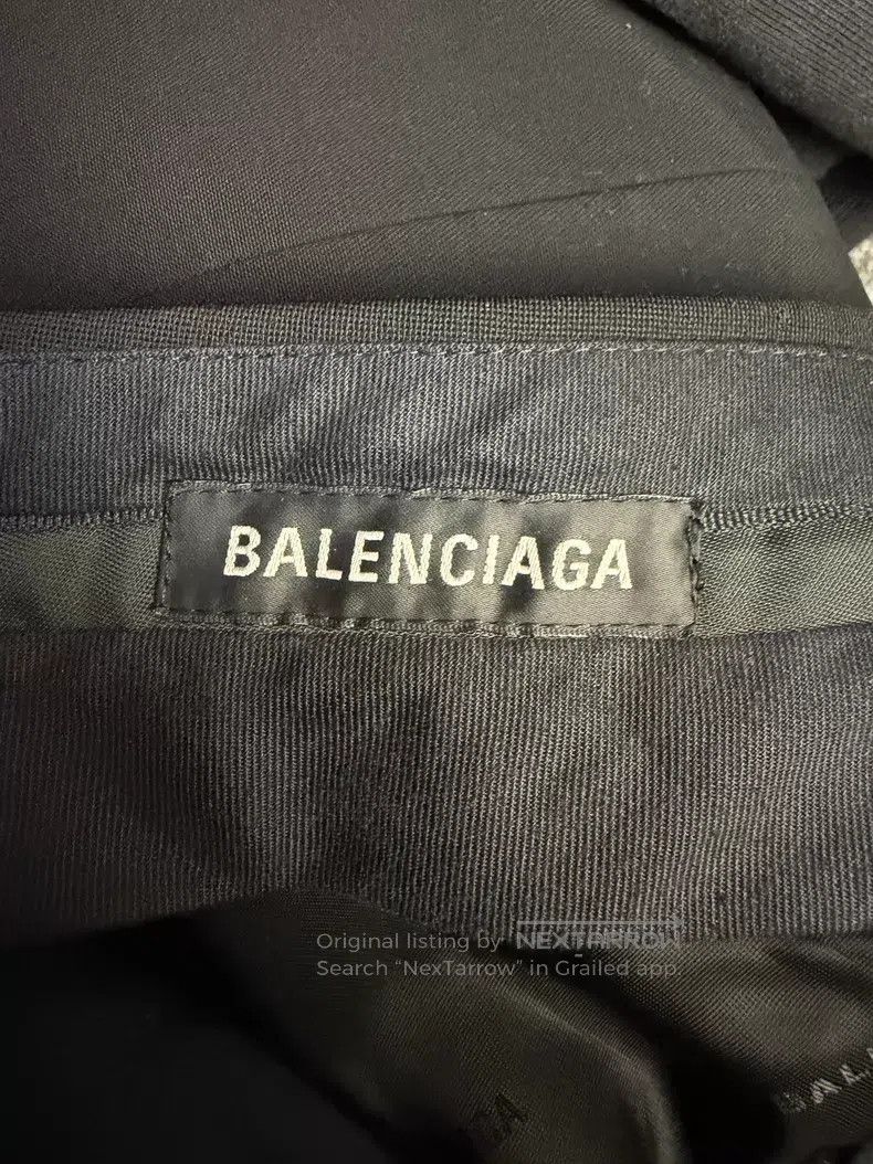 Balenciaga Balenciaga Black Wrap Around Maxi Skirt Size 33" - 3 Thumbnail
