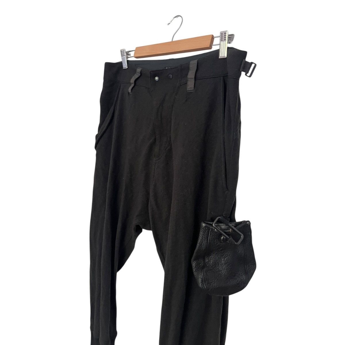 Le Grande Bleu (L.G.B.) Lgb leather cargo pocket sweatpants Size US 30 / EU 46 - 2 Thumbnail