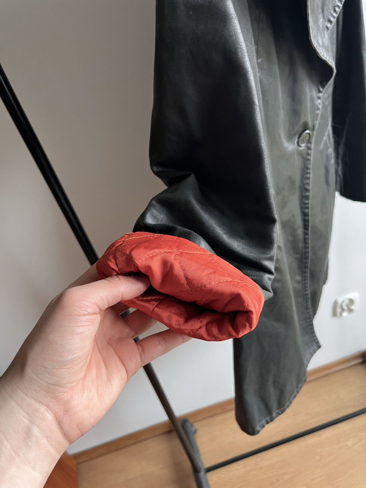Hussein Chalayan Archive rare Hussein Chalayan early 00s waxed canvas coat: Size US XS / EU 42 / 0 - 11 Thumbnail